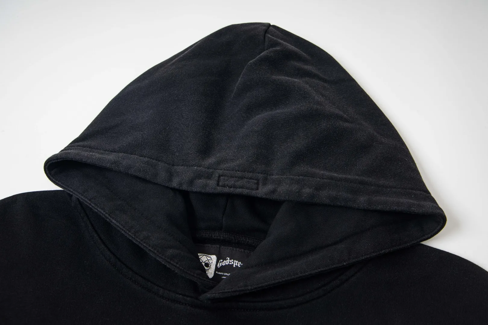 G21# GodSpeed ​​white ink direct spray sweatshirt S-XL washed black P236 apricot P226