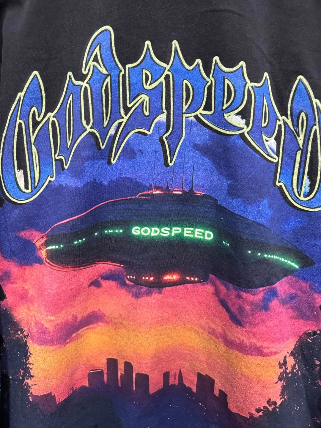 G53# GodSpeed ​​white ink direct spray washed long sleeve S-XL size black (washed) P156 apricot P146
