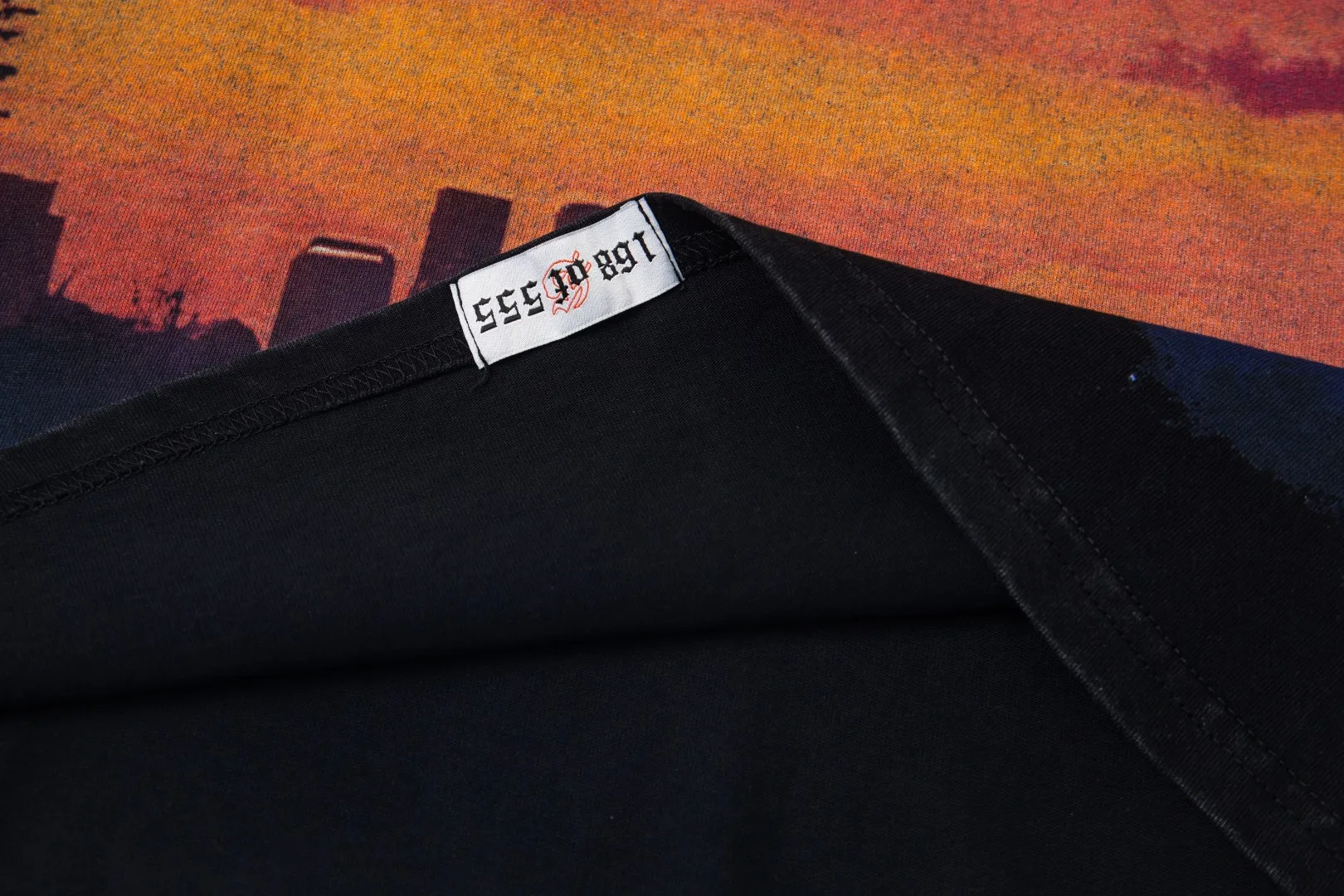 G53# GodSpeed ​​white ink direct spray washed long sleeve S-XL size black (washed) P156 apricot P146