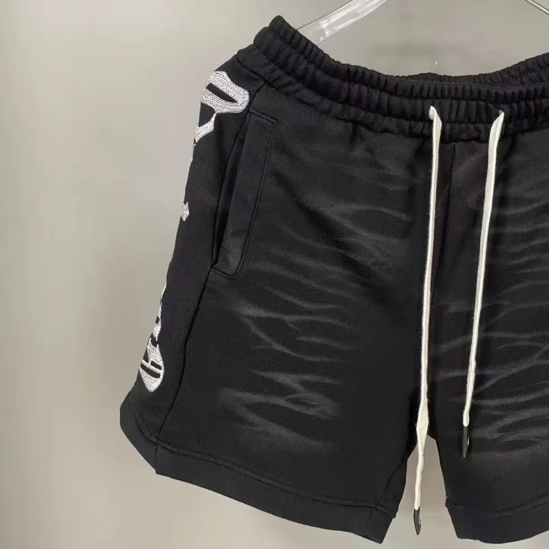 150💰G93 godspeed embroidered wave pattern shorts 380g pure cotton sweatshirt material s-xl