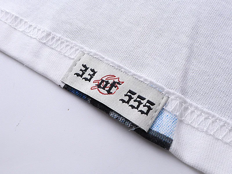 3015# P110 Real shot Godspeed American fashion rock street retro loose printed cotton short sleeves Fabric: 240g 32 count fine cotton double yarn pure cotton Color: off-white apricot Size: S M L XL