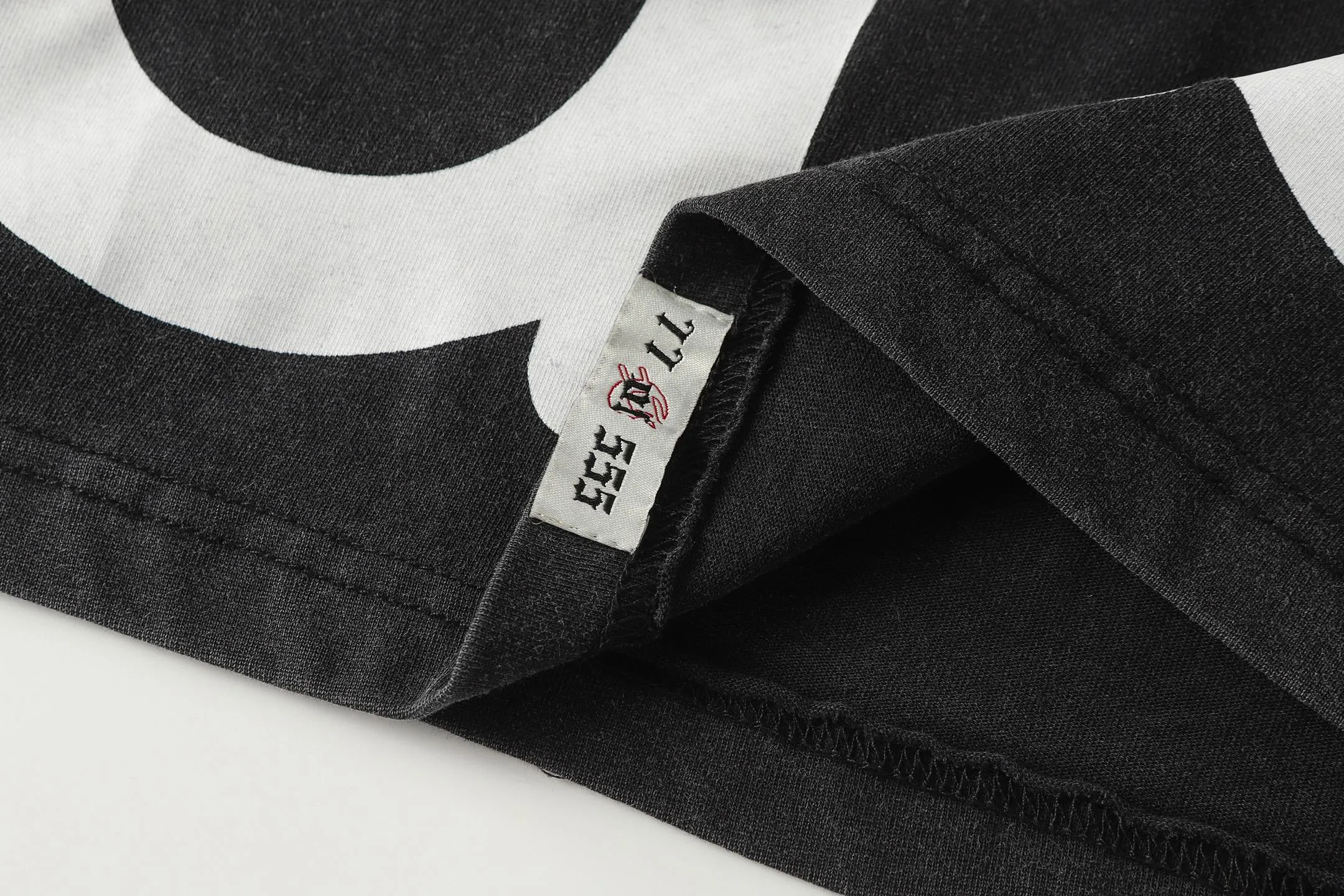 6082#washed black I P116 Godspeed cross-border American rock and roll street washed retro style short-sleeved T (craft printing) fabric (fabric): 32 count combed double yarn 250 grams weight code number (size): S-M-L-XL color (colour): washed black