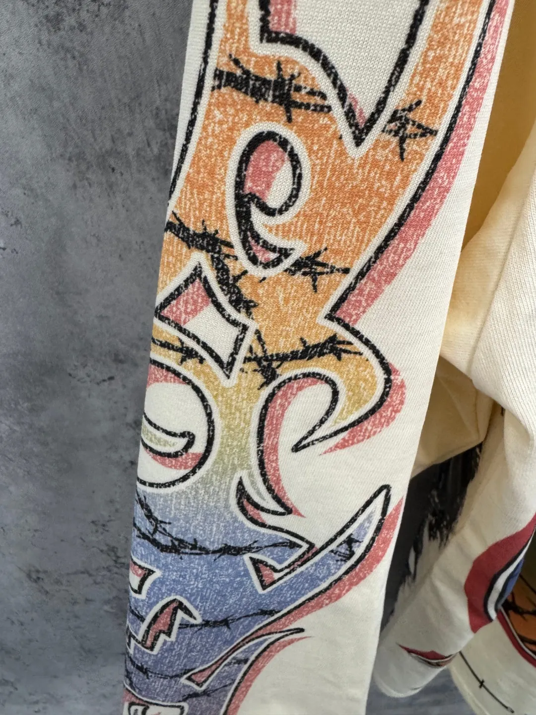 G47# GodSpeed ​​white ink direct spray washed long sleeve S-XL size black (washed) P156 apricot P146