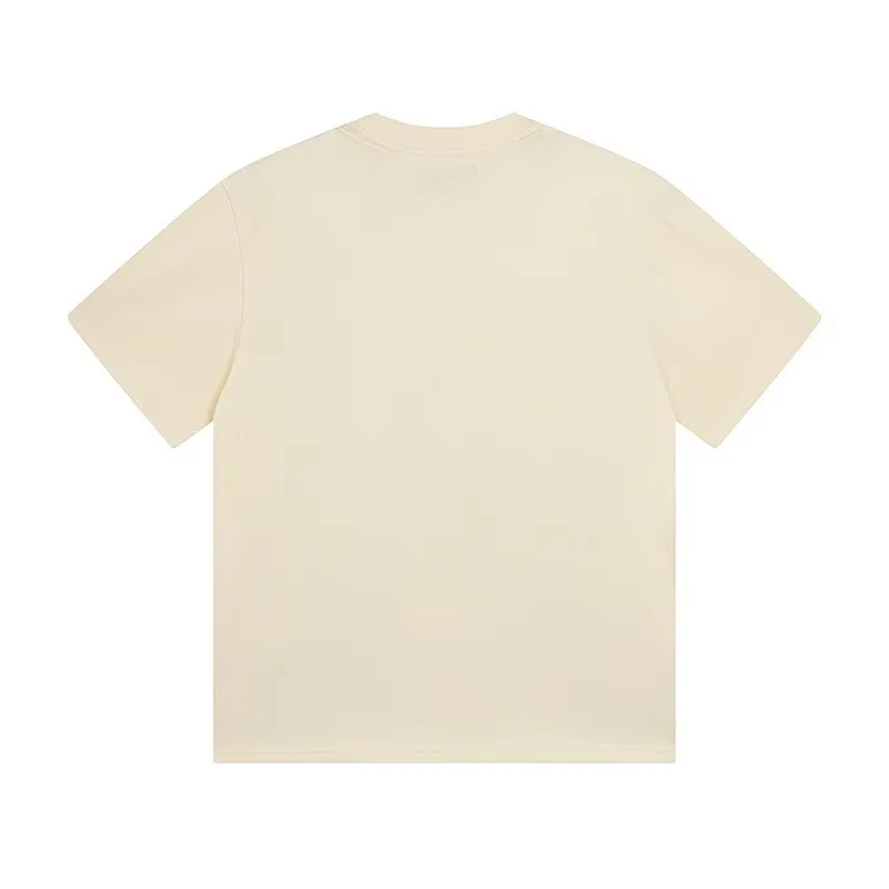 5011#apricot|P104 Godspeed cross-border American rock and roll street washed retro style short-sleeved T (craft printing) fabric (fabric) 32 count combed double yarn 240 grams weight code number (size): S-M-L-XL color (colour): apricot
