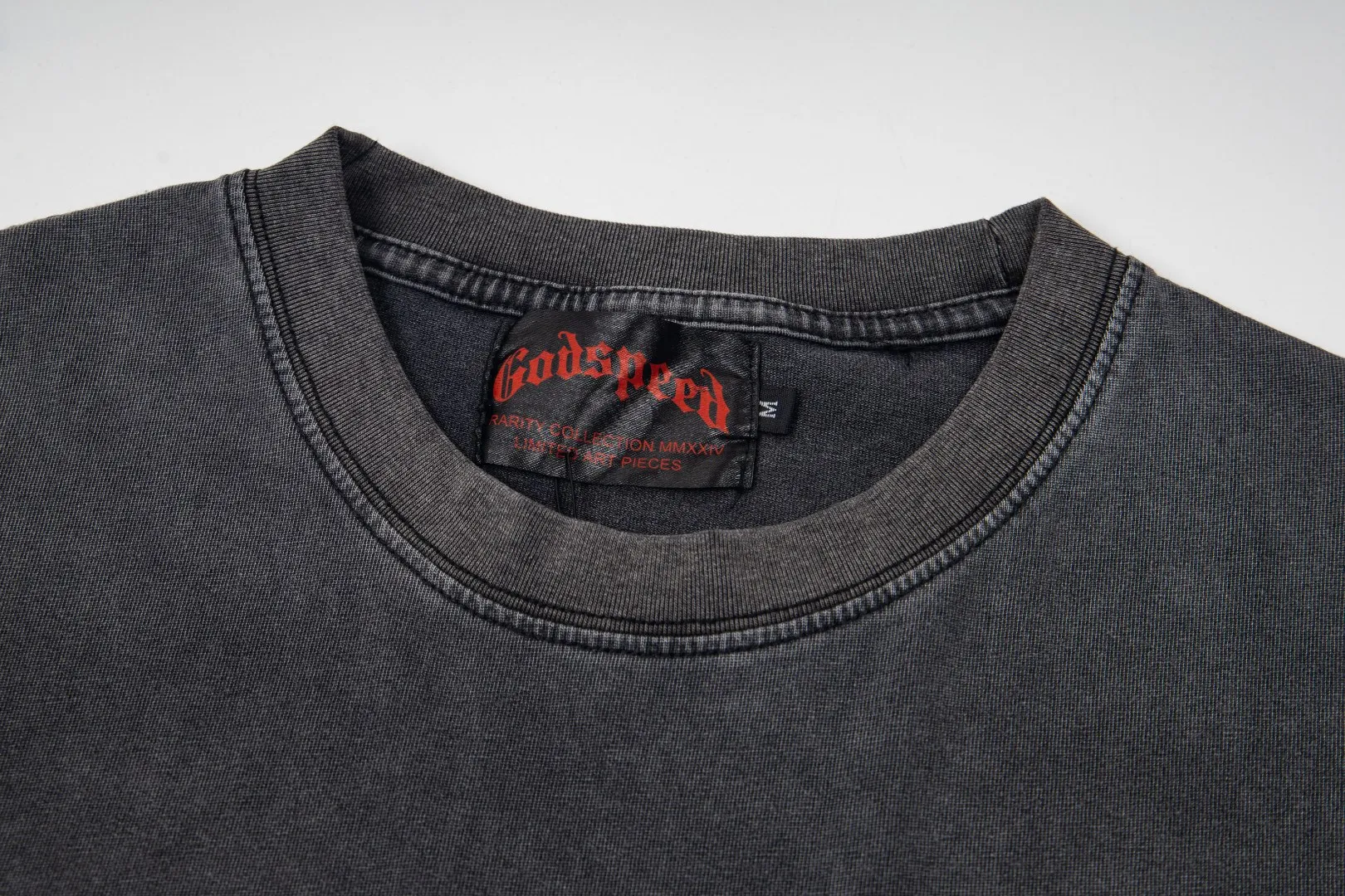 G69# GodSpeed ​​High Definition Printed Washed Short Sleeves S-XL Black P116 Dark Gray P116 Blue P116