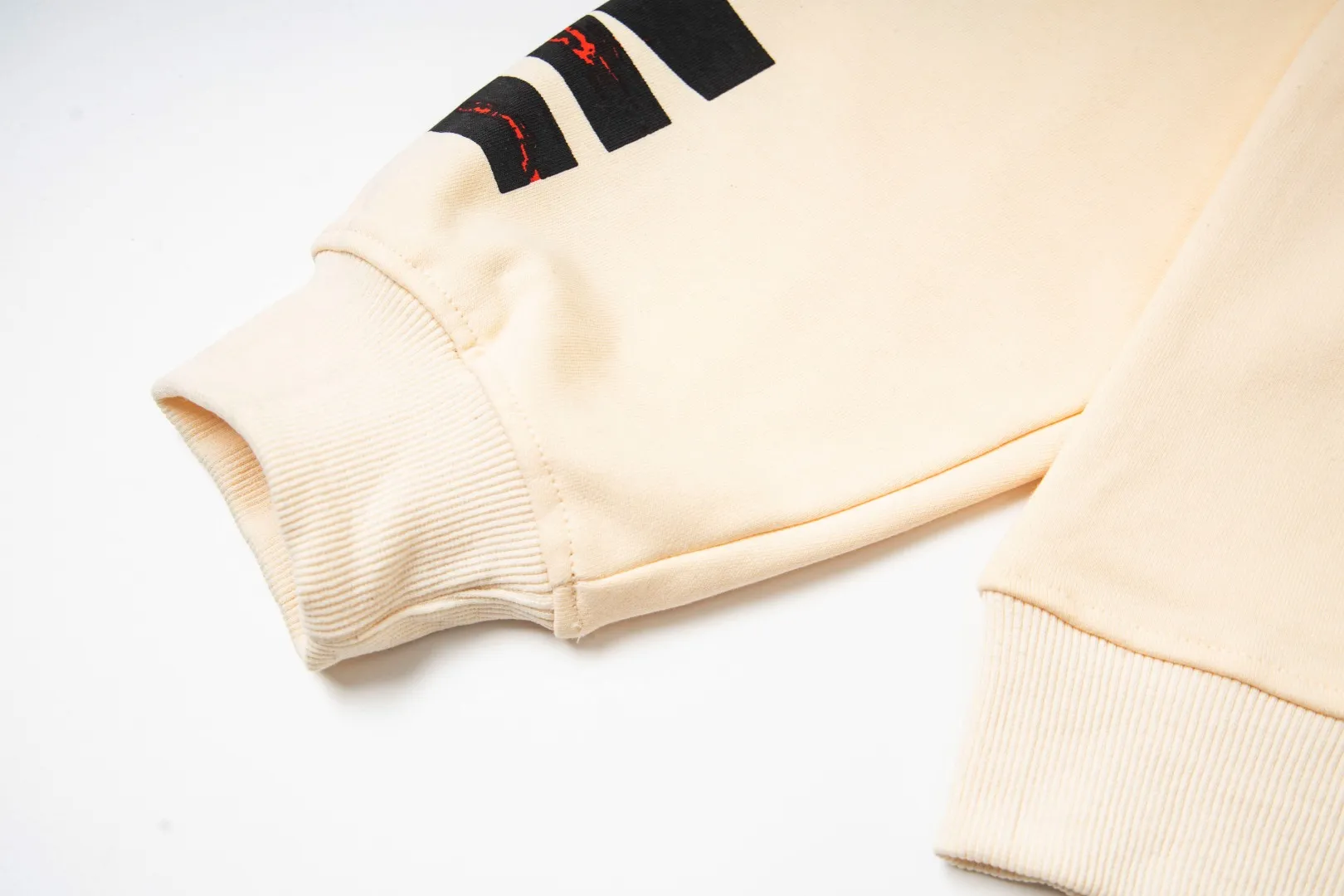 G36# GodSpeed ​​white ink direct spray sweatshirt S-XL apricot P226