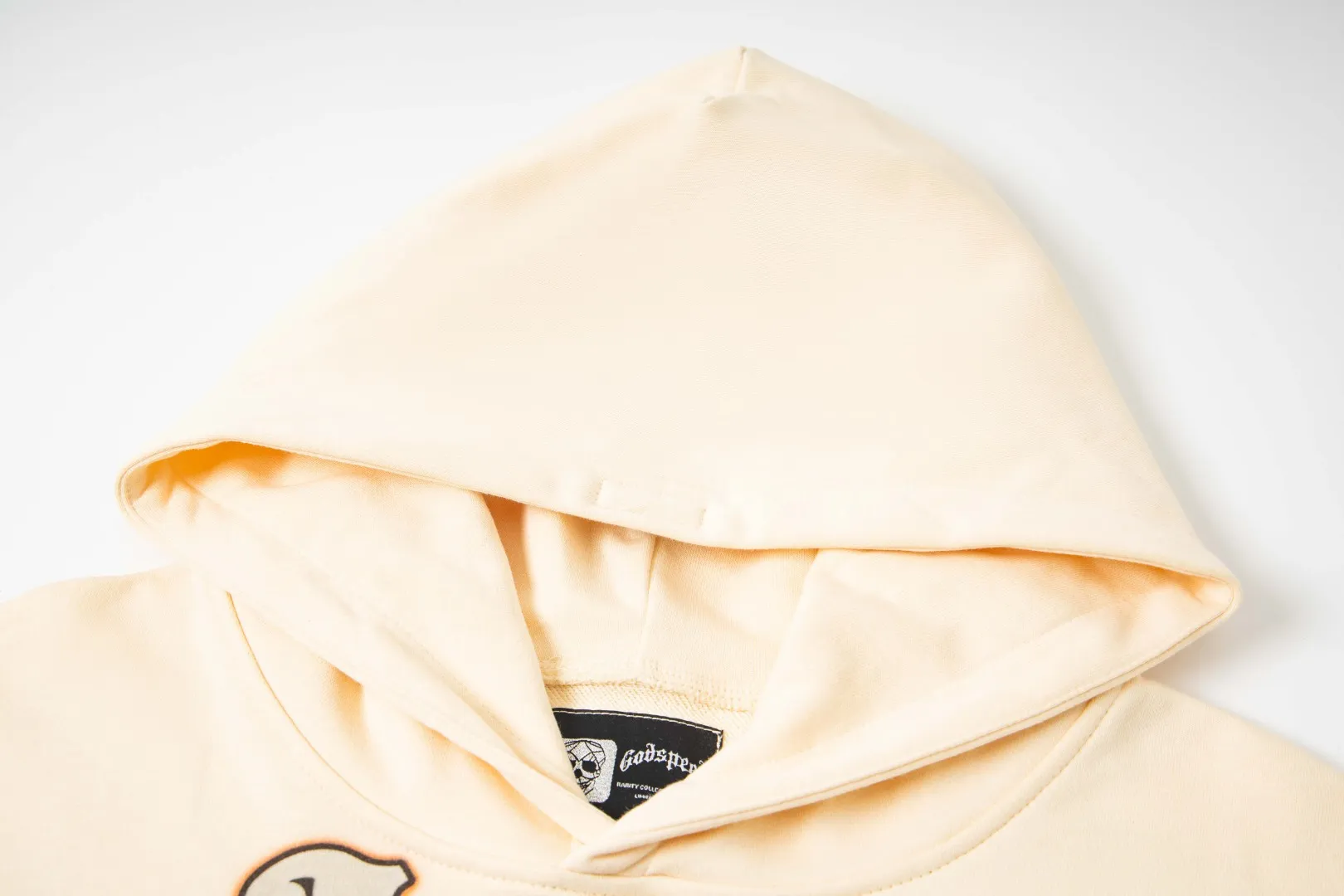G22# GodSpeed ​​white ink direct spray sweatshirt S-XL apricot P226