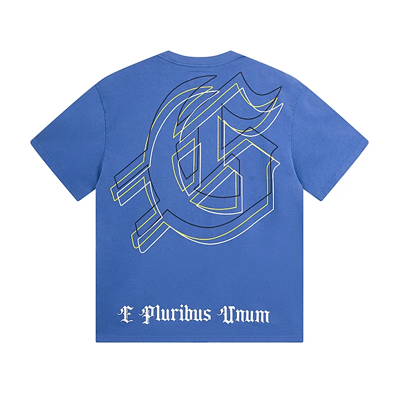 1050# P126 Washed Style Real Shot Godspeed American Fashion Rock Street Retro Washed Distressed Printed Pure Cotton Short Sleeves Fabric: 250g 32 Count Fine Cotton Double Yarn Pure Cotton Color: Washed Black Washed Blue Code Number: S M L XL