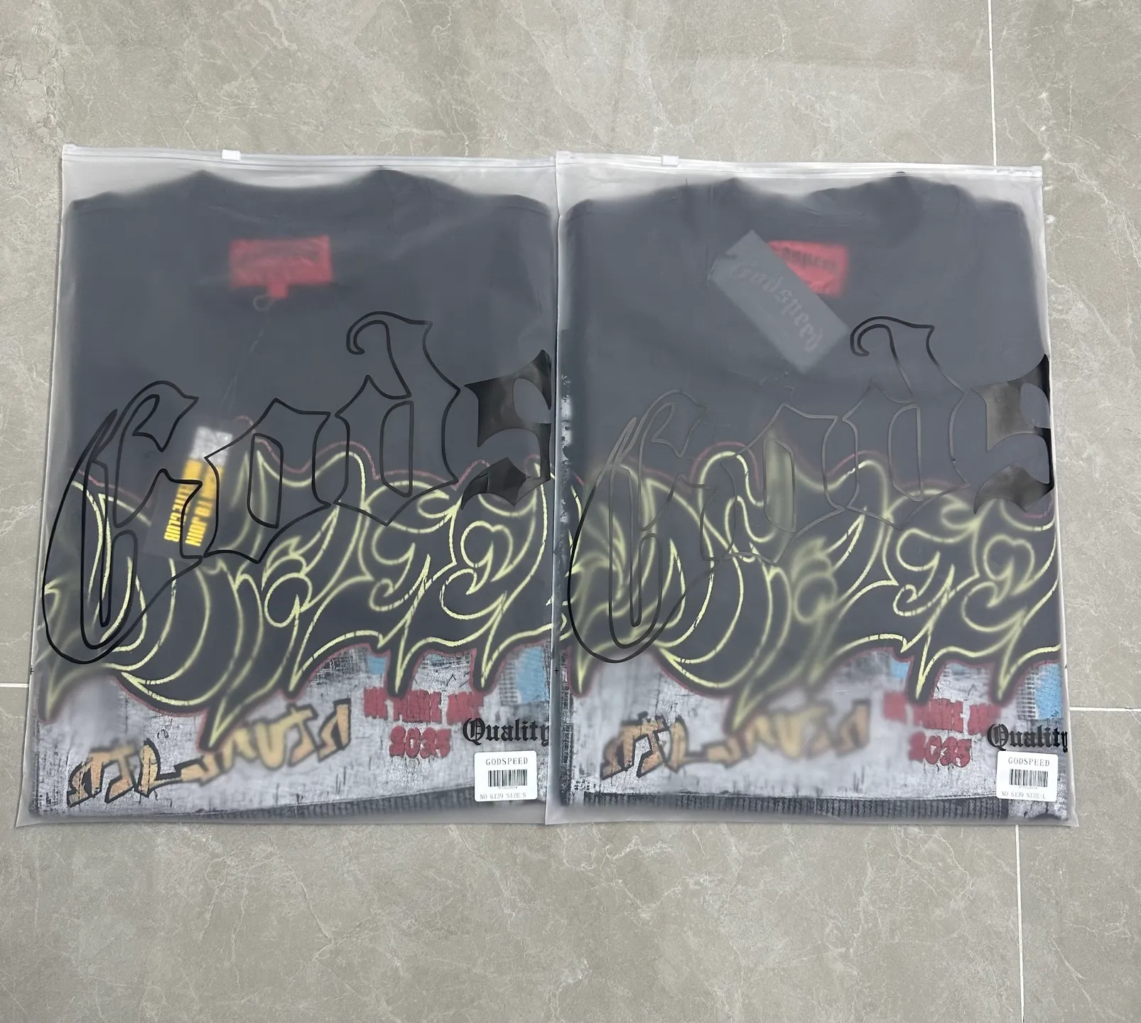 6139# washed black I P116 Godspeed cross-border American rock and roll street washed retro style short-sleeved T (craft printing) fabric (fabric): 32 count combed double yarn 250 grams weight code number (size): S-M-L-XL color (colour): washed black