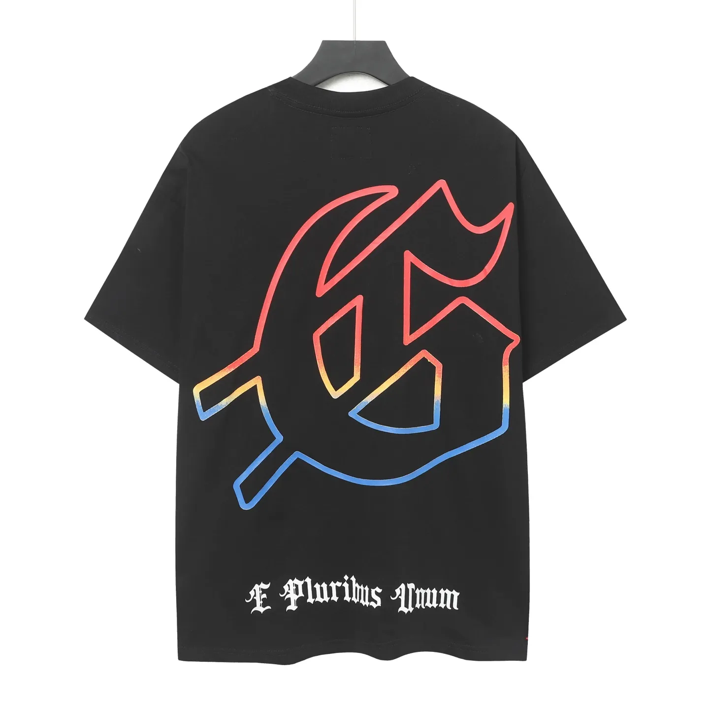 6026#washed black｜P116 Godspeed cross-border American rock and roll street washed retro style short-sleeved T (craft printing) fabric (fabric): 32 count combed double yarn 250g weight code (size): S-M-L-XL color (colour): washed black 👉