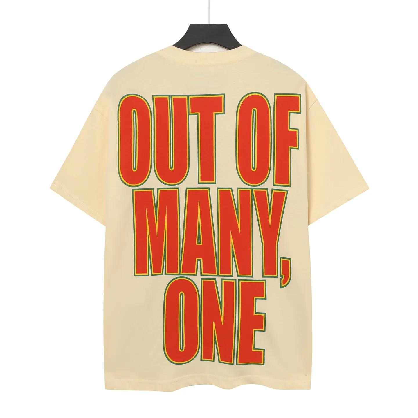 5045#apricot|P104 Godspeed cross-border American rock and roll street washed retro style short-sleeved T (craft printing) fabric (fabric) 32 counts combed double yarn 240 grams weight code number (size): S-M-L-XL color (colour): apricot