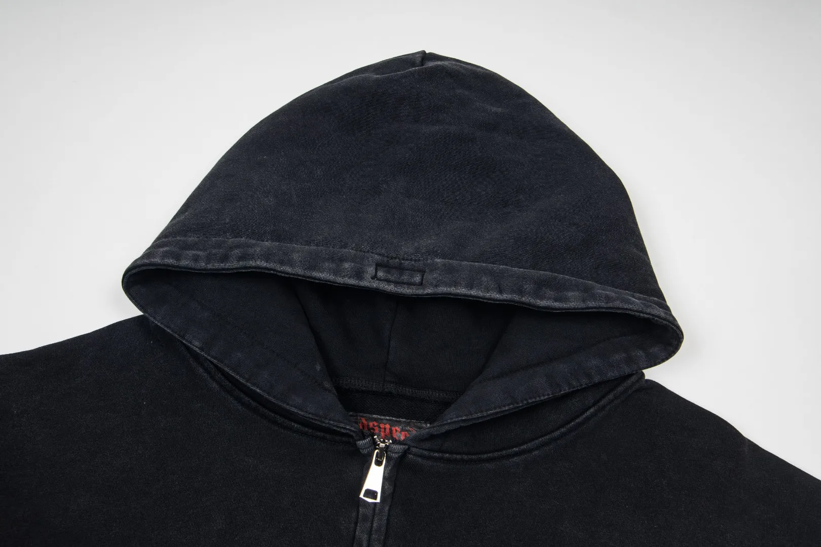 G58# GodSpeed ​​Rhinestone Washable Zip Sweater Size S-XL Black P240