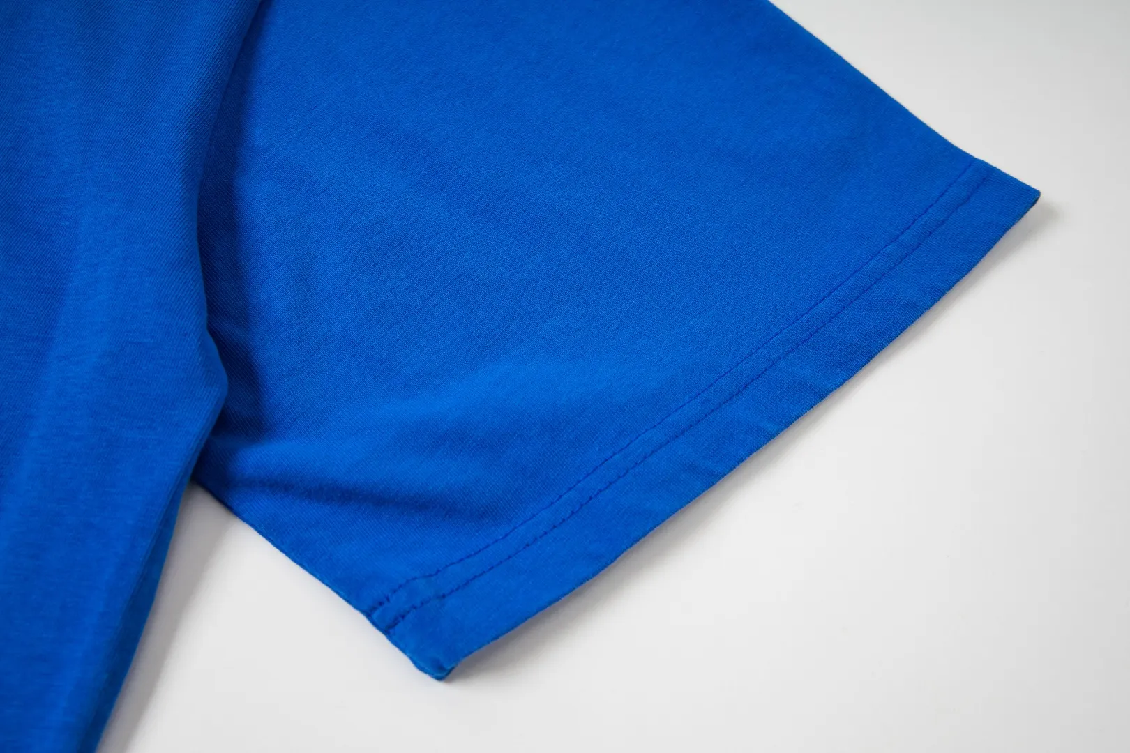 G25# GodSpeed ​​white ink direct spray washable short sleeves S-XL size blue P126