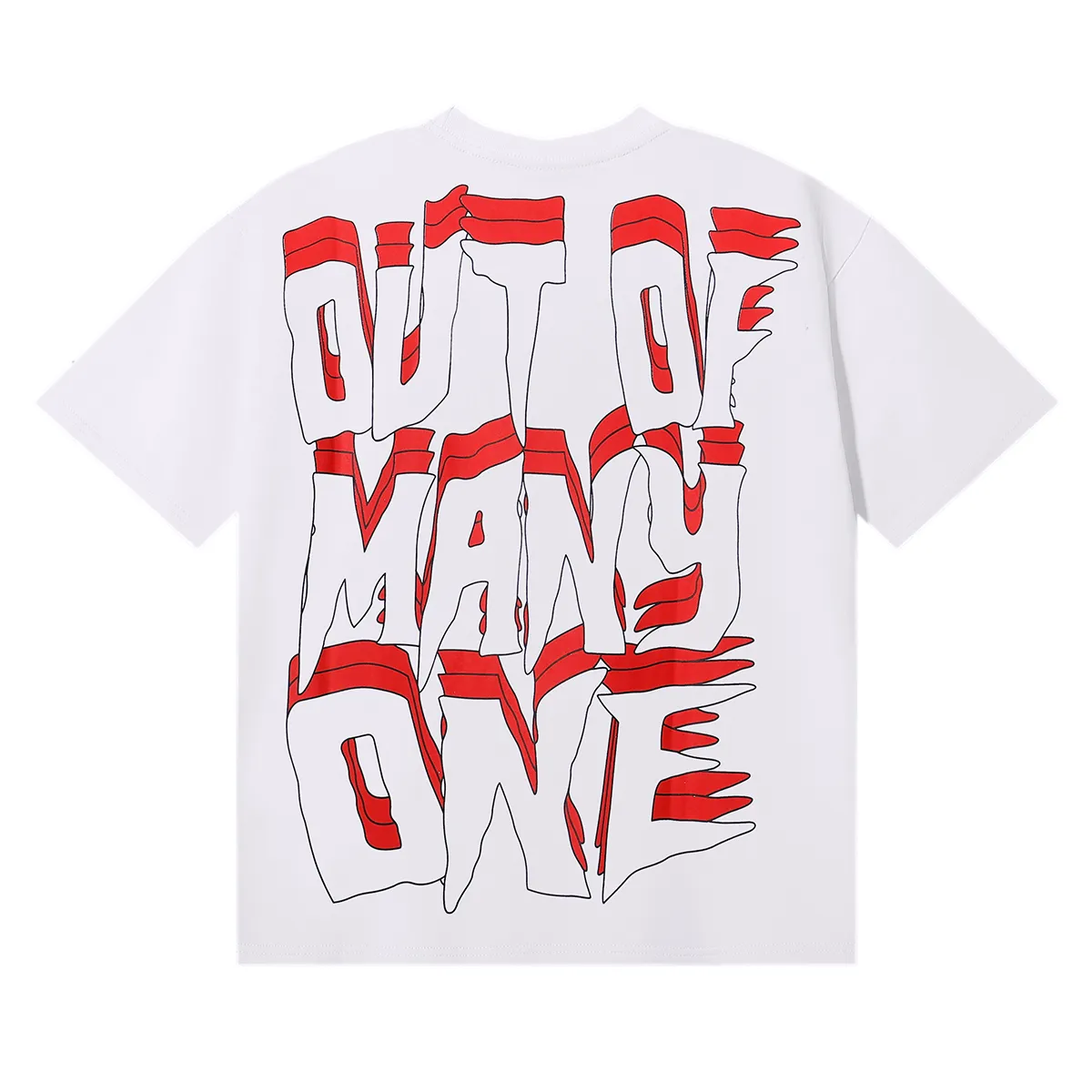 No. 7069, American fashion Godspeed sports car skull racer print high quality double yarn pure cotton casual short-sleeved T-shirt batch 110 Color: black, white, red; Size: S M L XL