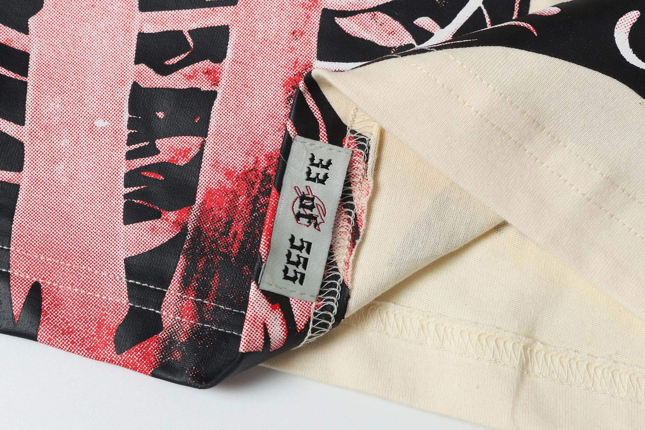 5078#apricot | P104 Godspeed cross-border American rock and roll street washed retro style short-sleeved T (craft printing) fabric (fabric): 32-count combed double yarn 240 grams weight code number (size): S-M-L-XL color (colour): apricot