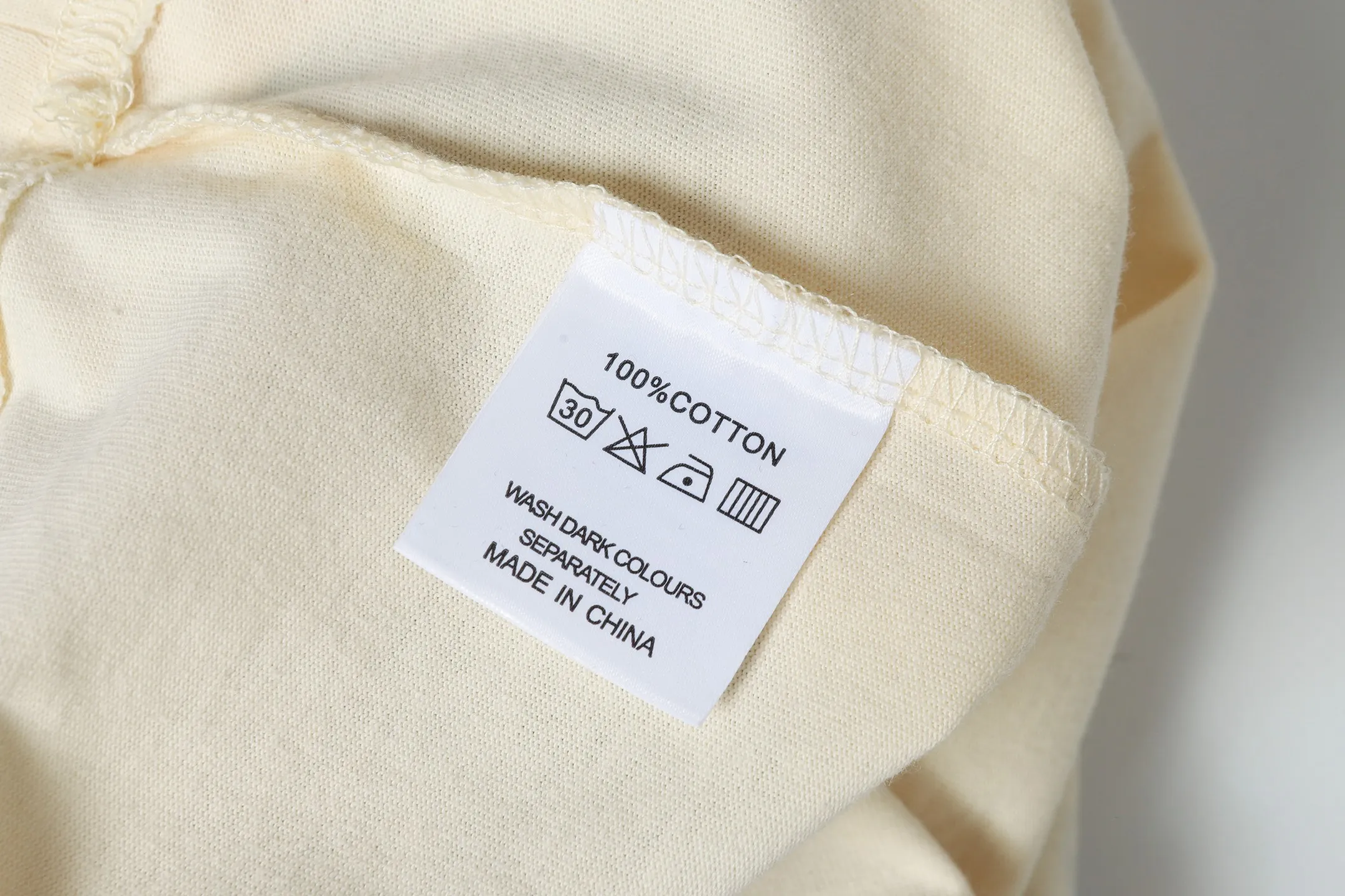 5078#apricot | P104 Godspeed cross-border American rock and roll street washed retro style short-sleeved T (craft printing) fabric (fabric): 32-count combed double yarn 240 grams weight code number (size): S-M-L-XL color (colour): apricot