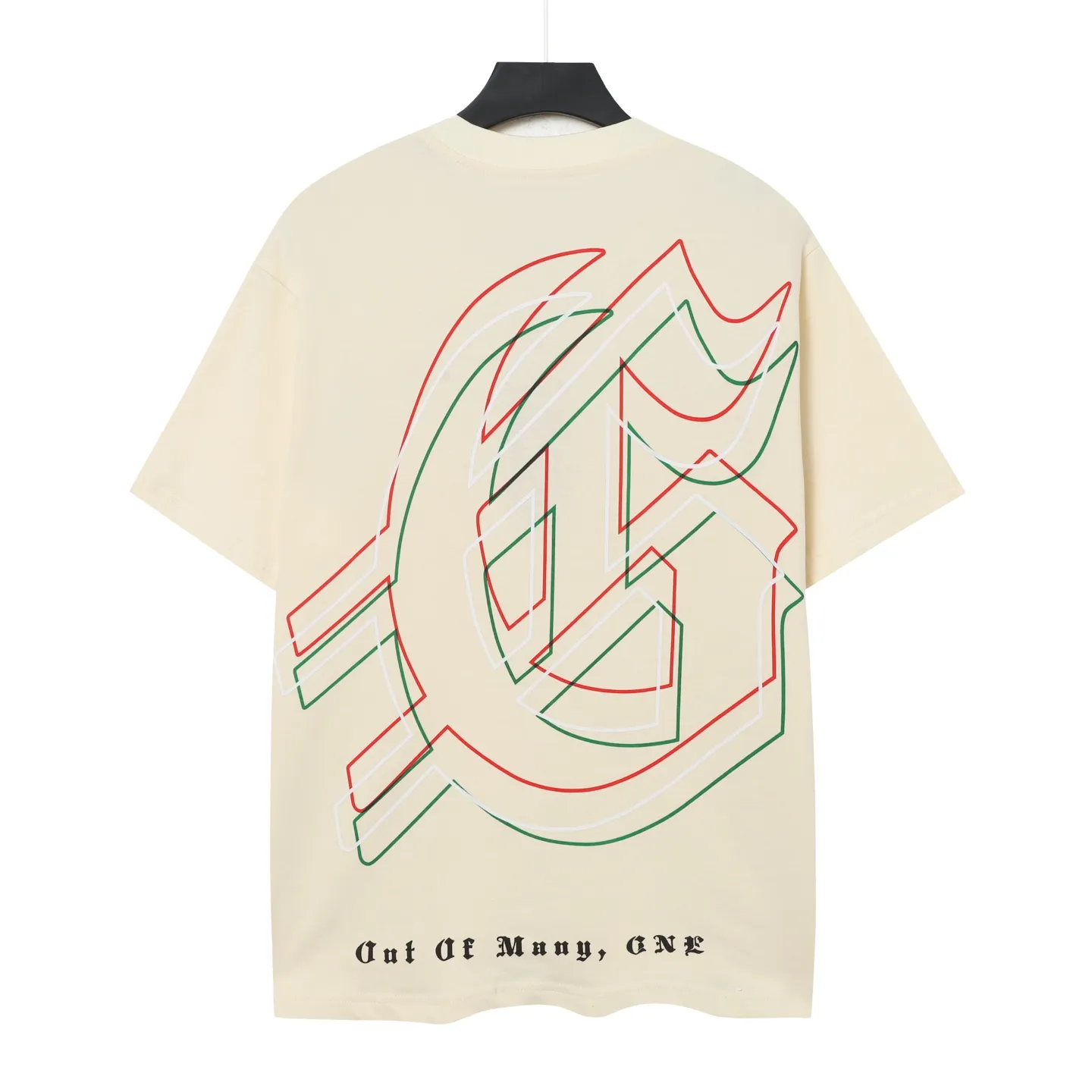 5078#apricot | P104 Godspeed cross-border American rock and roll street washed retro style short-sleeved T (craft printing) fabric (fabric): 32-count combed double yarn 240 grams weight code number (size): S-M-L-XL color (colour): apricot