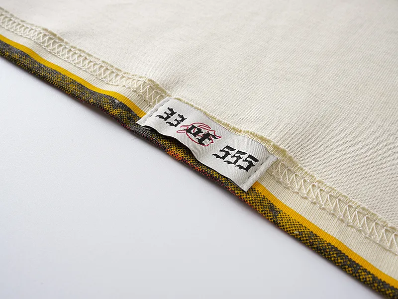 3103# P140 Real shot of Godspeed American fashion rock street pure cotton loose bottoming long-sleeved T-shirt long T. Fabric: 270g 32 count fine cotton double yarn pure cotton Color: apricot Size: S M L XL