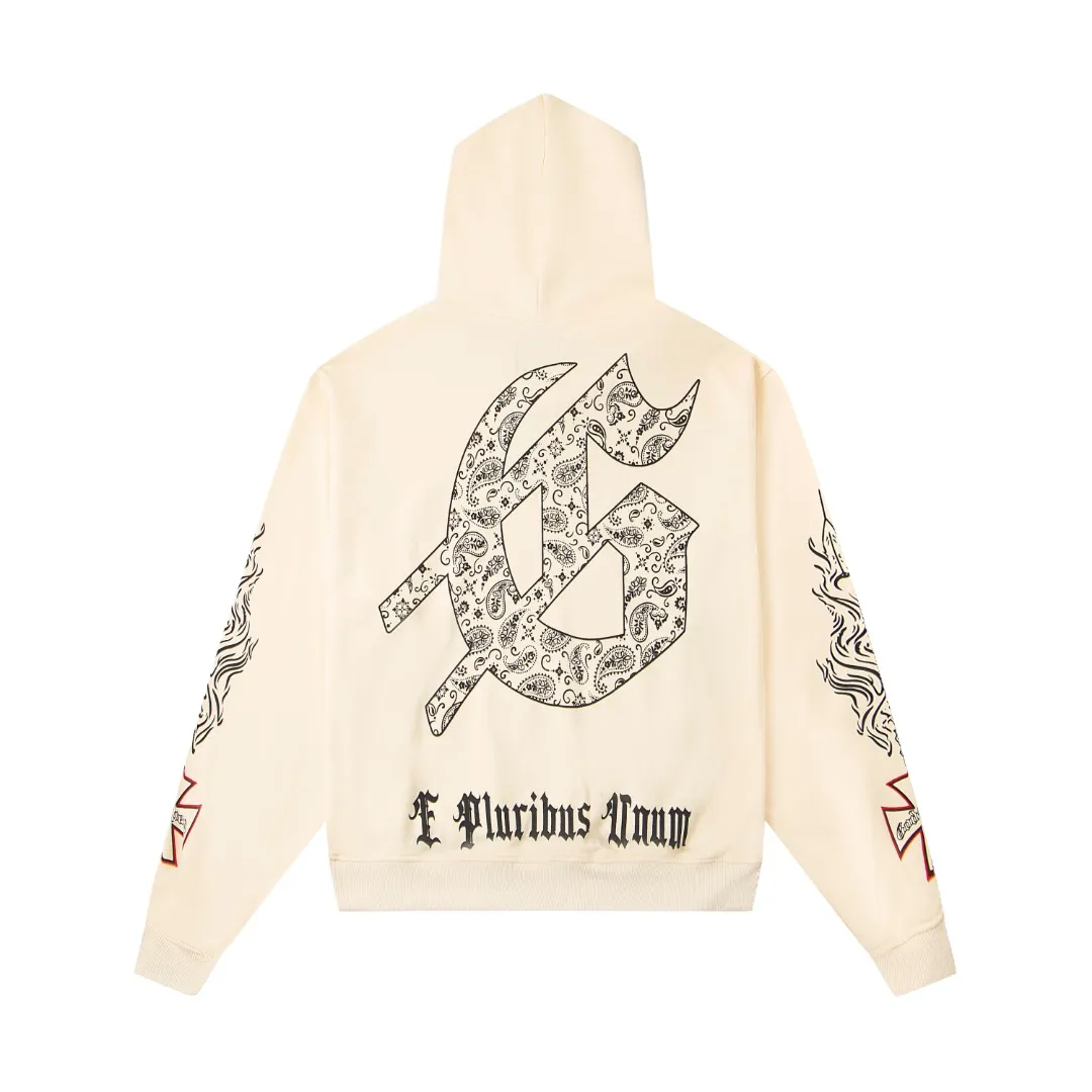 G19# GodSpeed ​​white ink direct spray sweatshirt S-XL washed black P244 apricot P234
