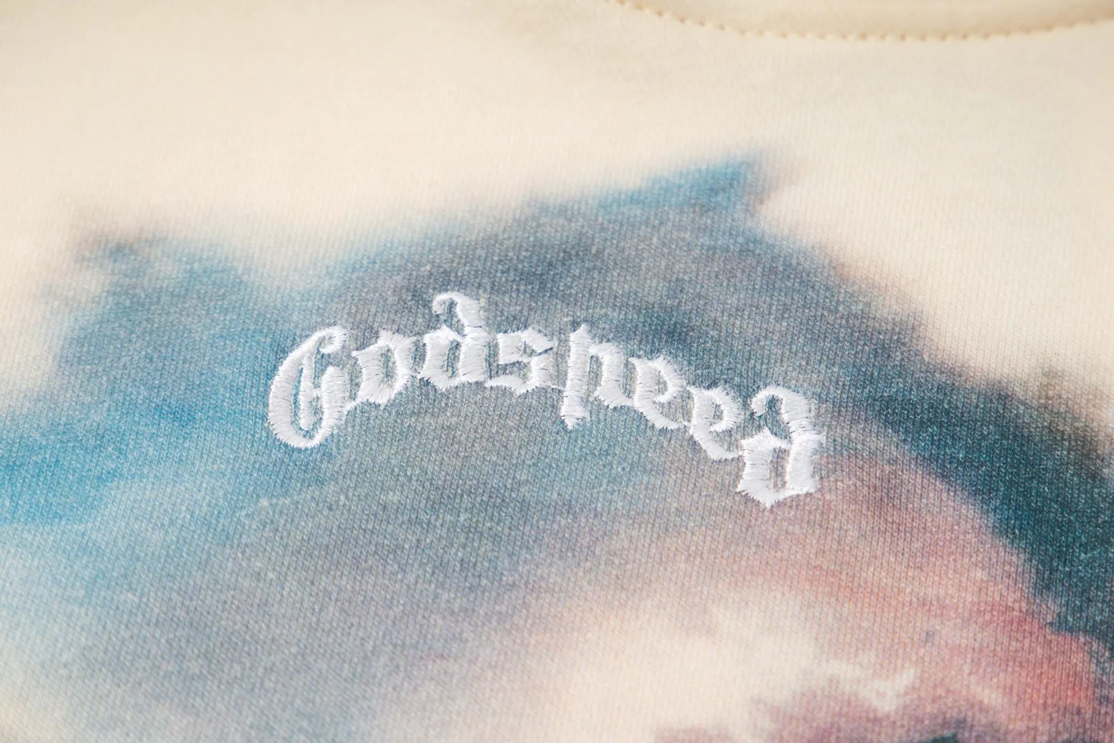 G19# GodSpeed ​​white ink direct spray sweatshirt S-XL washed black P244 apricot P234