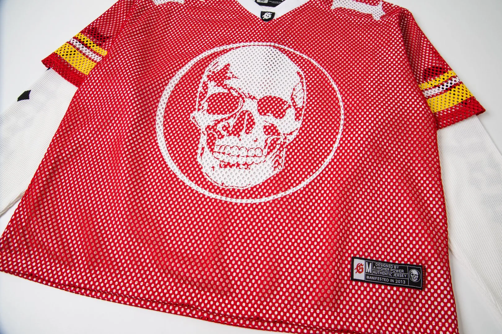 GW01# GodSpeed ​​mesh long-sleeved jersey size S-XL red white yellow P236