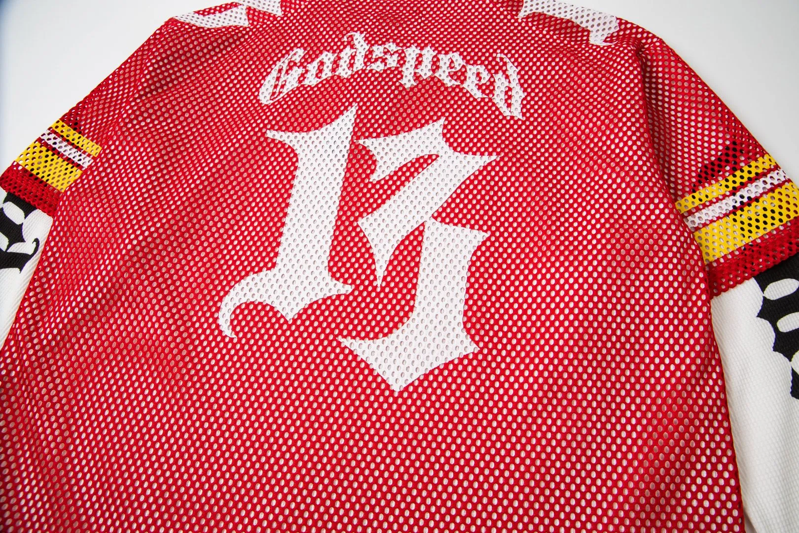 GW01# GodSpeed ​​mesh long-sleeved jersey size S-XL red white yellow P236