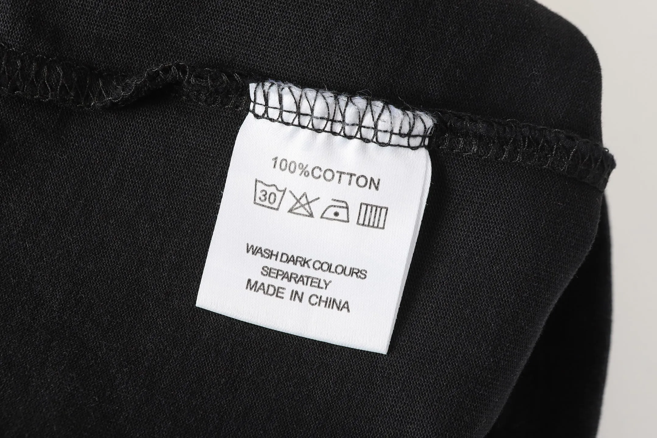 6107# washed black I P116 Godspeed cross-border American rock and roll street washed retro style short-sleeved T (process printing) fabric (fabric): washed black, blue: 32 count combed double yarn 250 grams weight code number (size): S-M-L-XL color (colour): washed black,