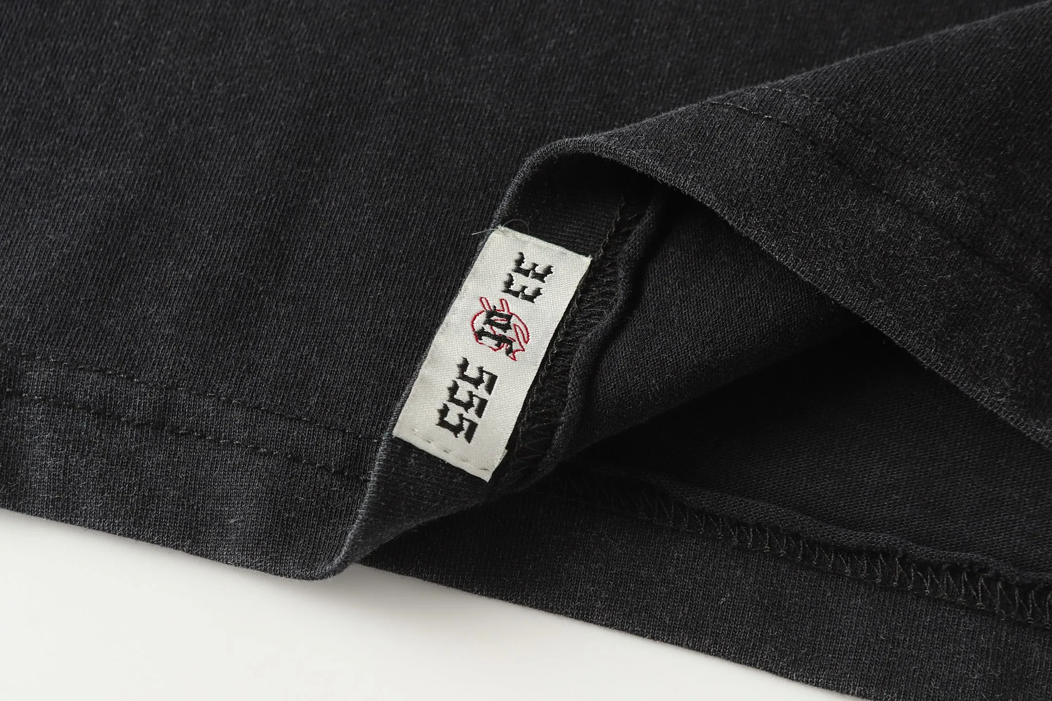 6107# washed black I P116 Godspeed cross-border American rock and roll street washed retro style short-sleeved T (process printing) fabric (fabric): washed black, blue: 32 count combed double yarn 250 grams weight code number (size): S-M-L-XL color (colour): washed black,