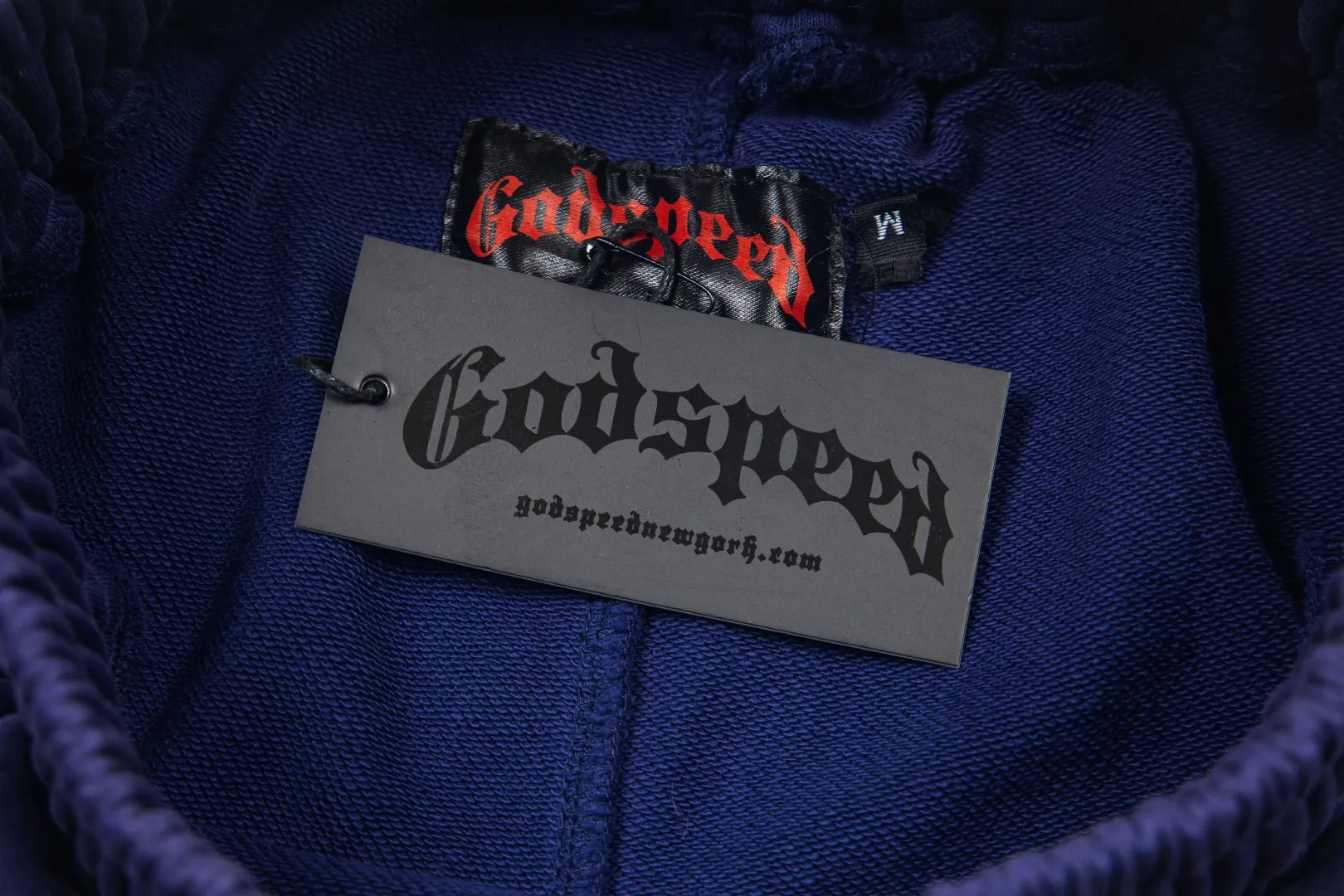 G60# GodSpeed ​​embroidered studded trousers, sizes S-XL, washed black P170, sapphire blue (washed) P170, gray P160