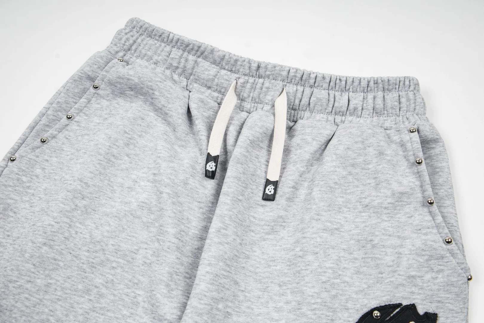 G60# GodSpeed ​​embroidered studded trousers, sizes S-XL, washed black P170, sapphire blue (washed) P170, gray P160
