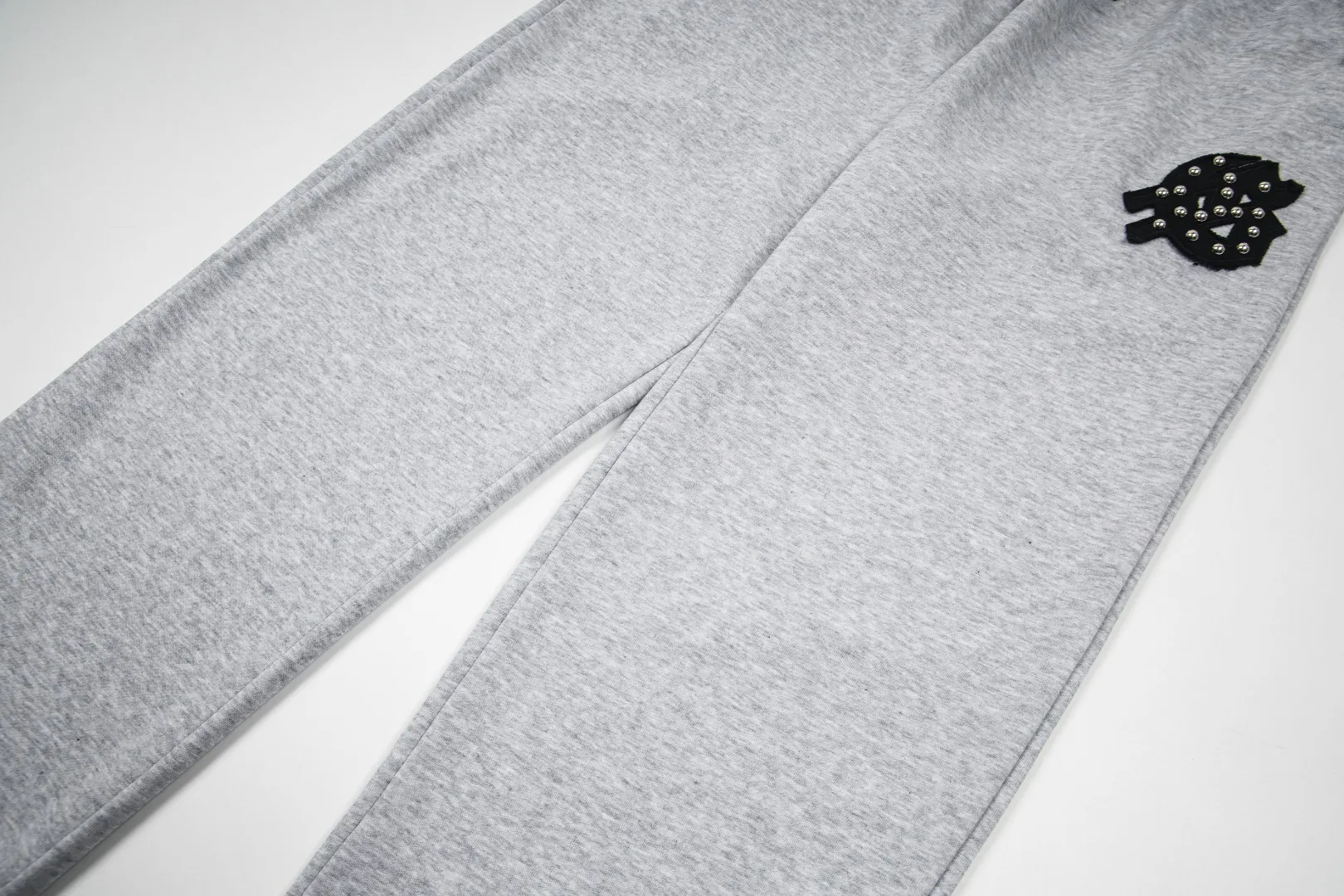 G60# GodSpeed ​​embroidered studded trousers, sizes S-XL, washed black P170, sapphire blue (washed) P170, gray P160
