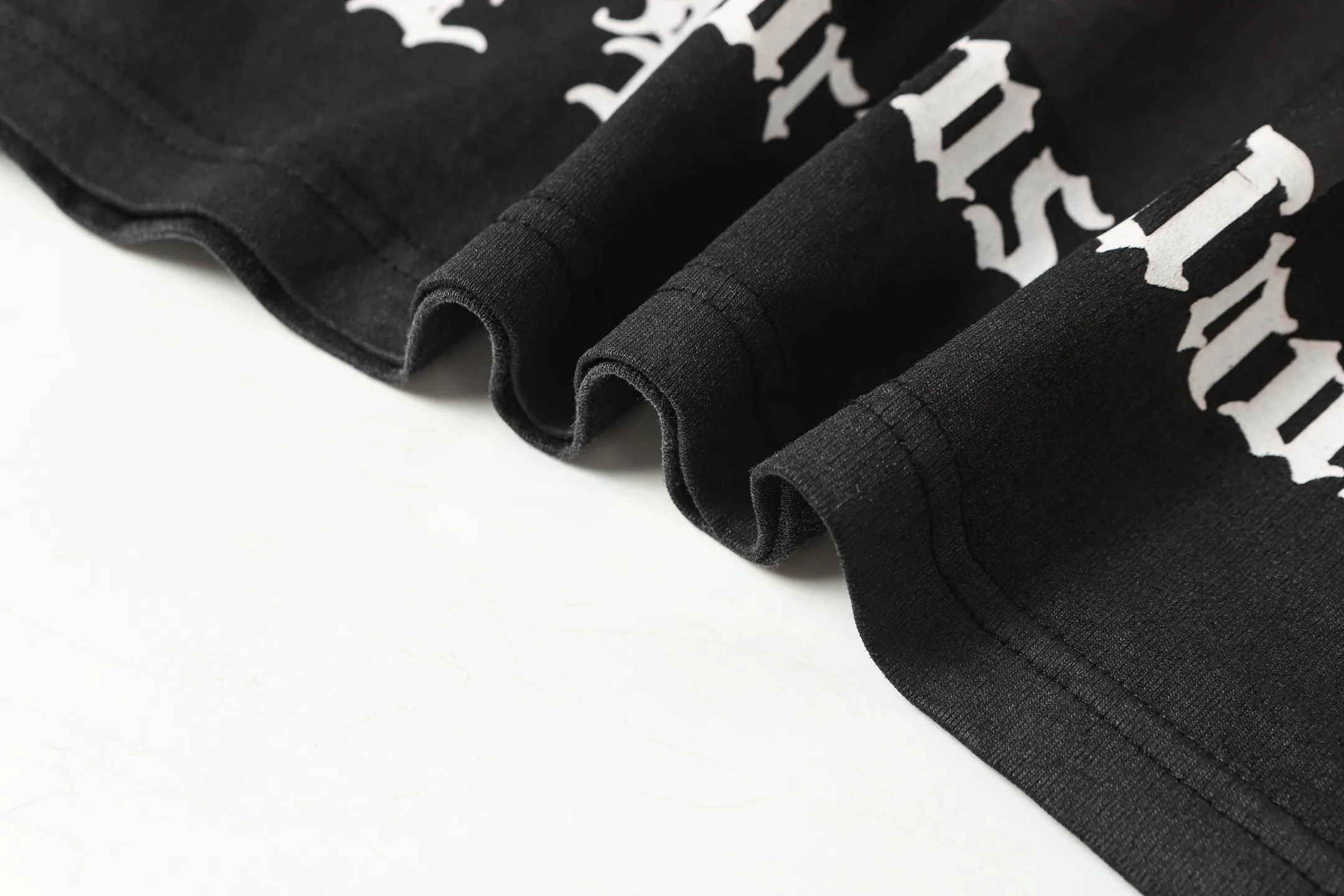 6053#washed black｜P116 Godspeed cross-border American rock and roll street washed retro style short-sleeved T (craft printing) fabric (fabric): 32 count combed double yarn 250g weight code number (size): S-M-L-XL color (colour): washed black