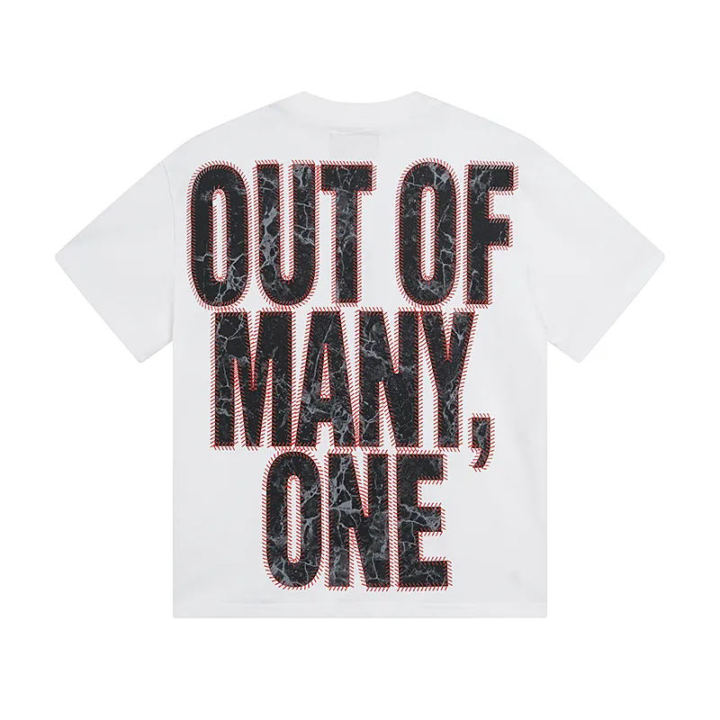 3003# P110 Real shot Godspeed American fashion rock street retro loose printed cotton short sleeves Fabric: 240g 32 count fine cotton double yarn pure cotton Color: off-white apricot Size: S M L XL