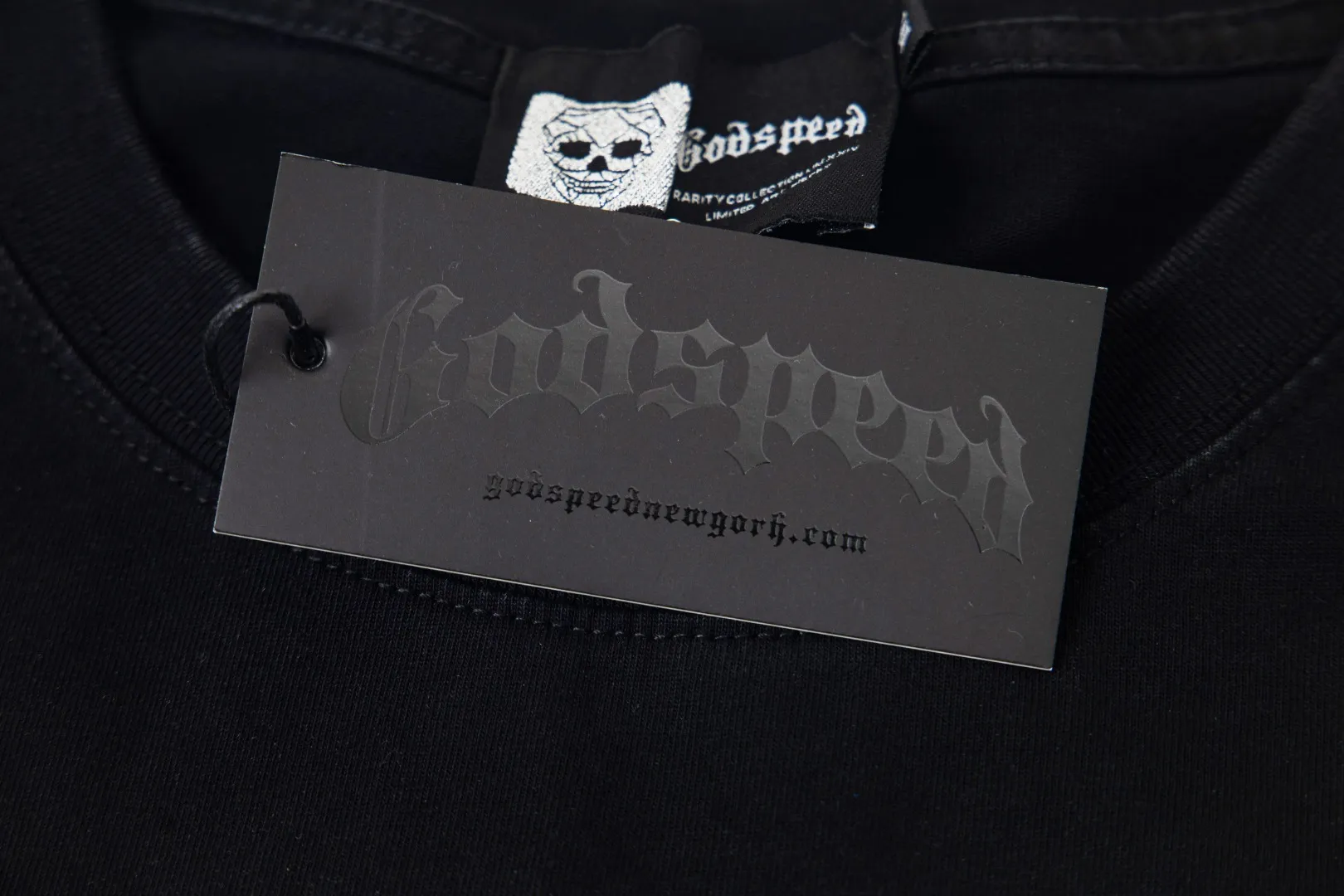 G48# GodSpeed ​​white ink direct spray washed long sleeve S-XL size black (washed) P156 apricot P146