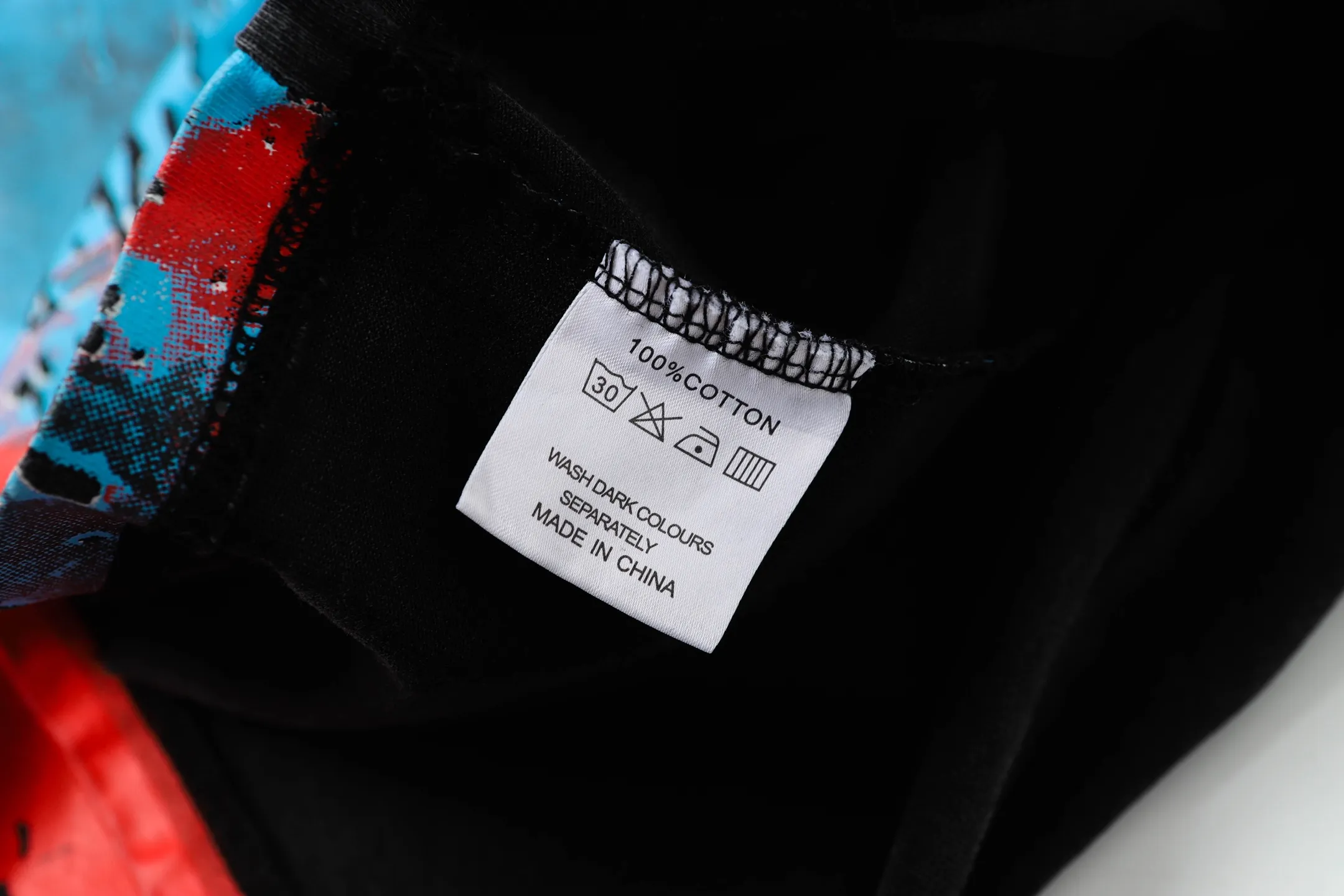 6006#washed black｜P116 Godspeed cross-border American rock and roll street washed retro style short-sleeved T (craft printing) fabric (fabric): 32 count combed double yarn 250g weight size (size): S-M-L-XL color (colour): washed black 👉