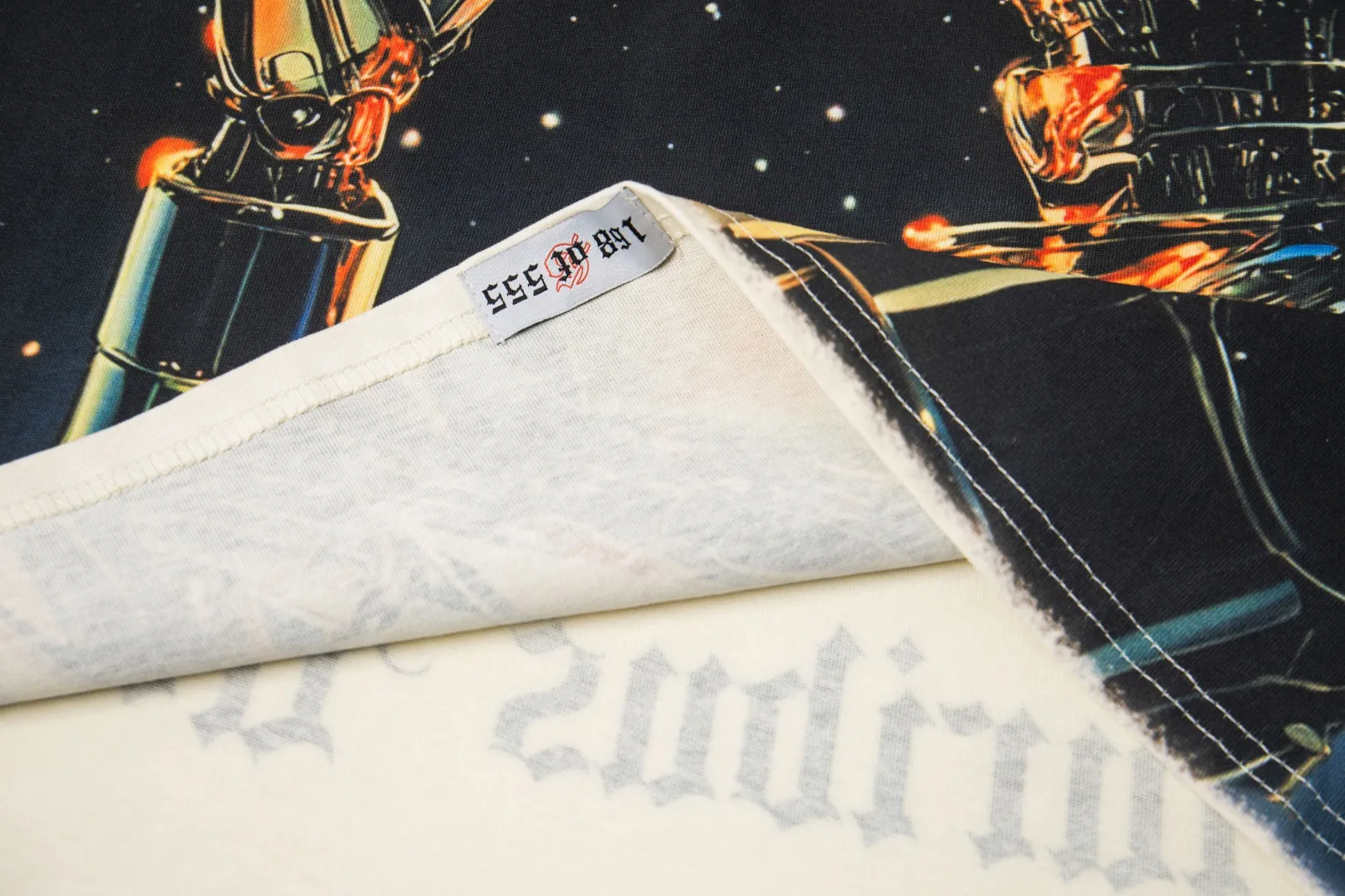 G55# GodSpeed ​​white ink direct spray wash long sleeve S-XL size apricot P146