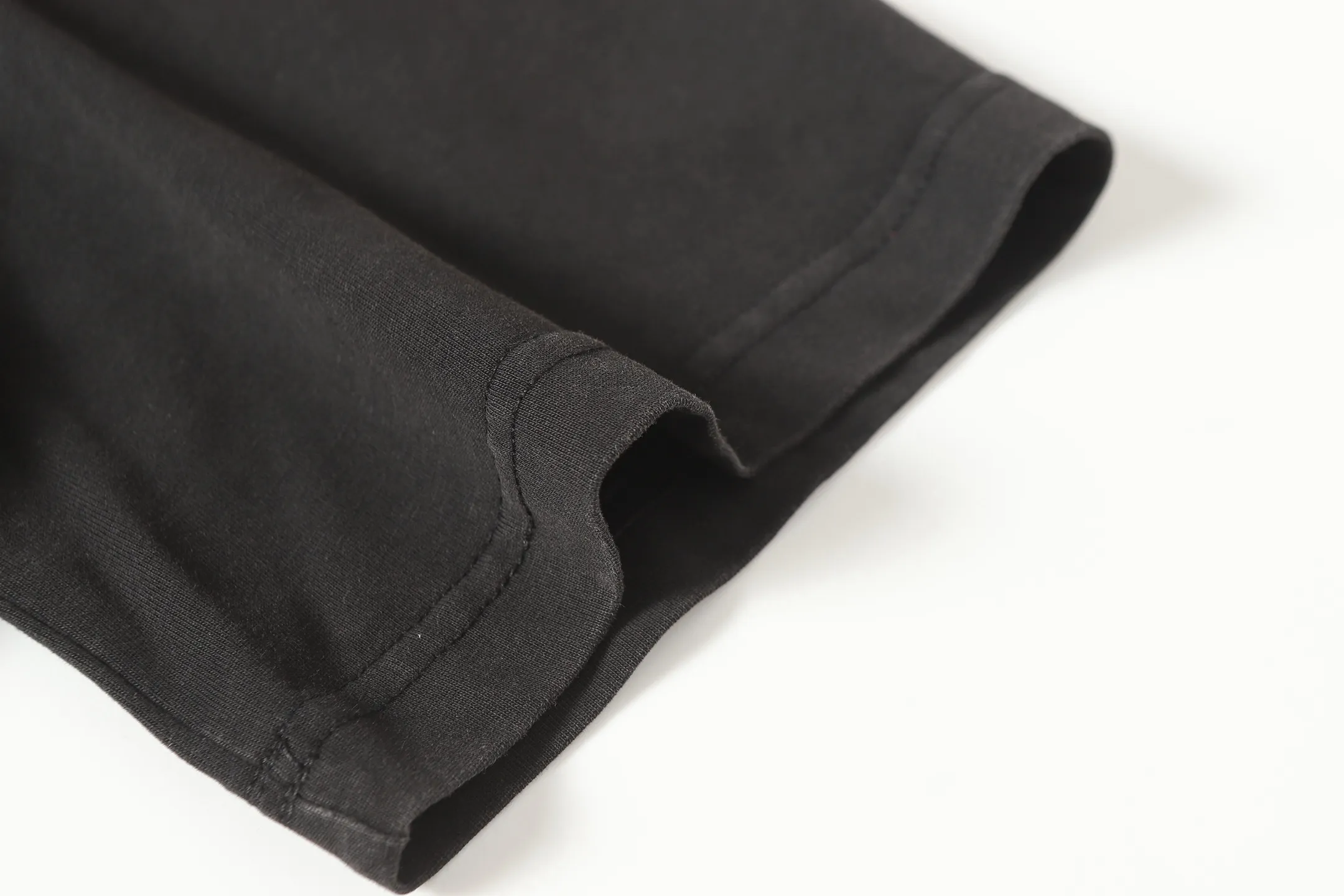 6076# washed black | P116 Godspeed cross-border American rock and roll street washed retro style short-sleeved T (craft printing) fabric (fabric): 32 count combed double yarn 250 grams weight code number (size): S-M-L-XL color (colour): washed black