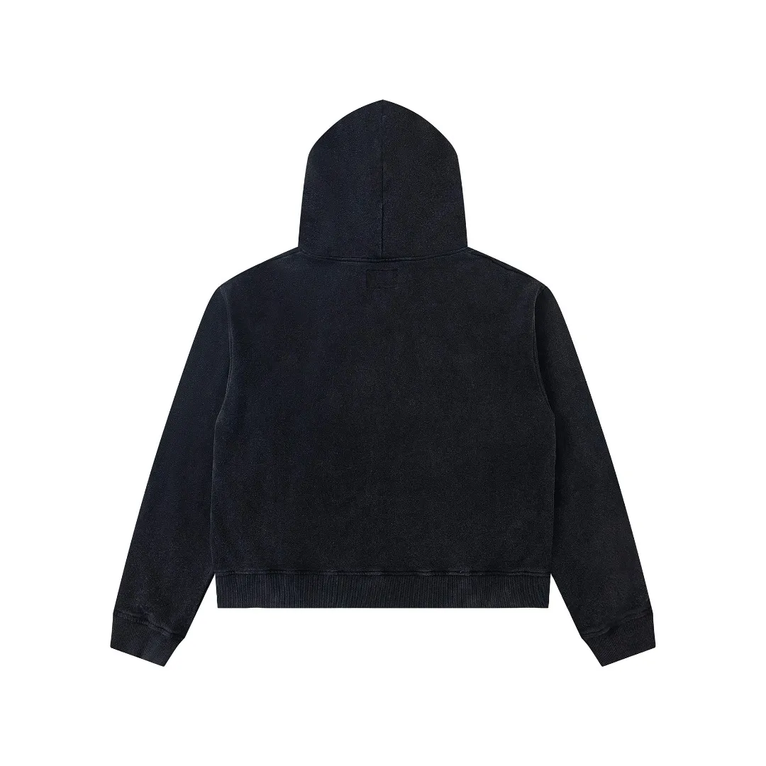 G06# GodSpeed ​​white ink direct spray sweatshirt Size S-XL Wash black P236 Apricot P226