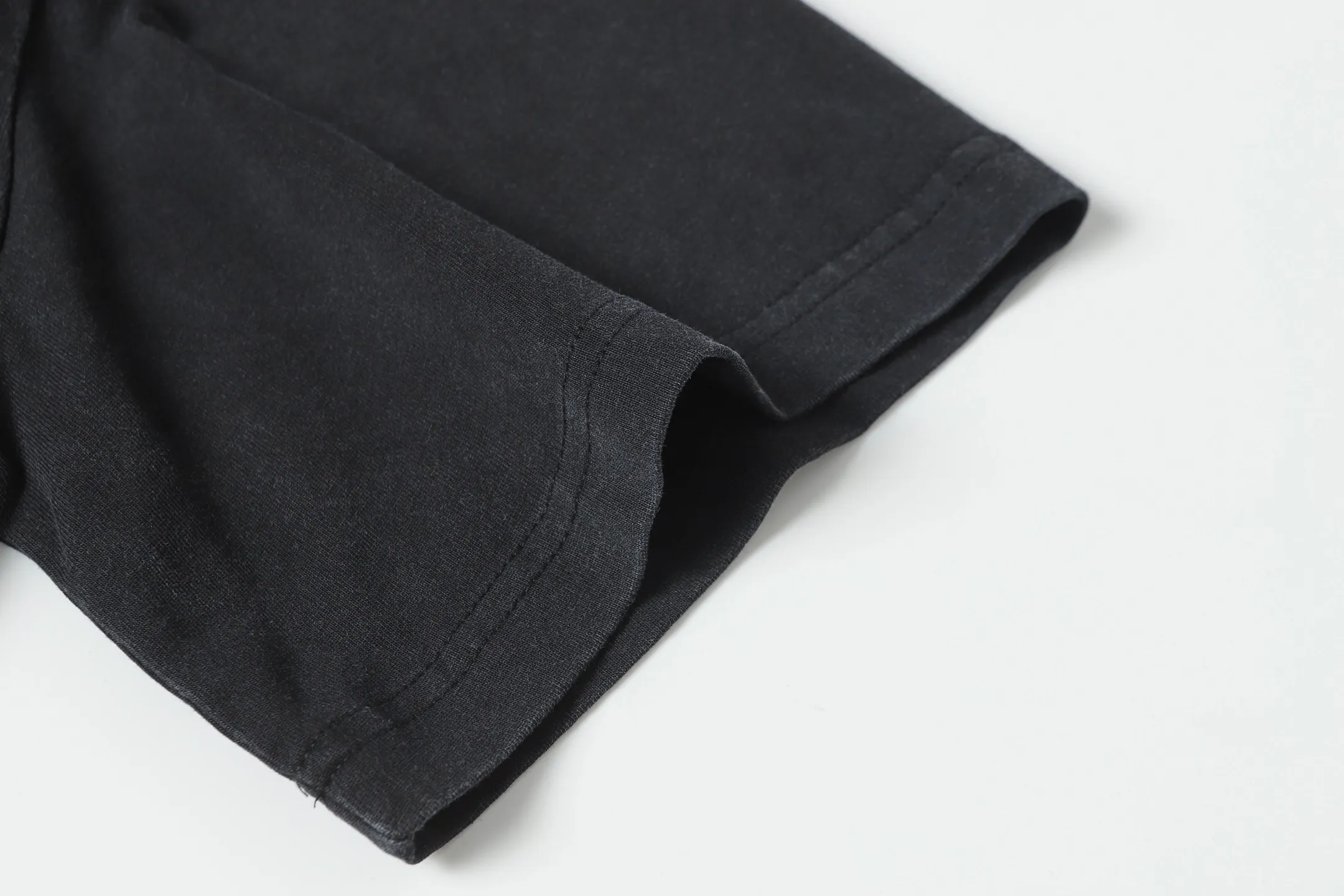 58💰6081#washed black ｜Godspeed cross-border American rock and roll street washed retro style short-sleeved T (craft print) fabric (fabric): 32 count combed double yarn 250g weight size (size): S-M-L-XL color (colour): washed black 👉 👉