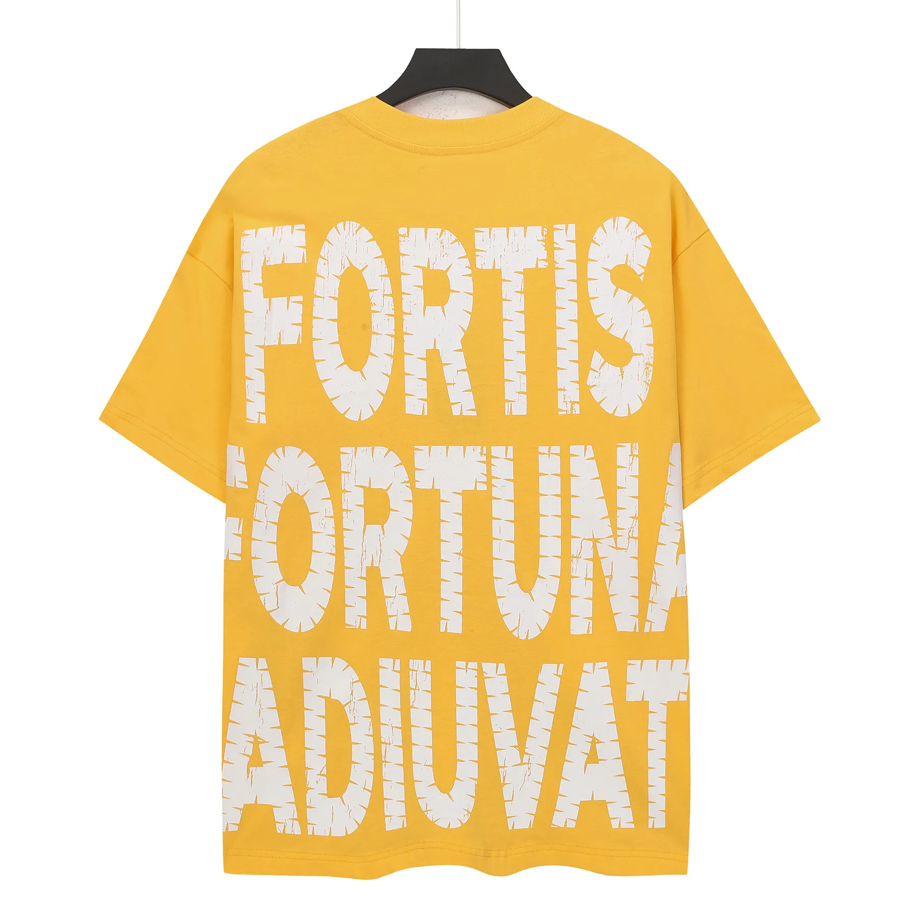 5129# golden yellow I P106 real stock (exclusive new style) Godspeed cross-border American rock and roll street washed retro style short-sleeved T (craft printing) fabric (fabric): 32 counts combed double yarn 240 grams weight code number (size): S-M-L-XL color (colour): golden yellow