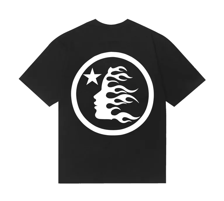 6845# P112 Hellstar American fashion high street pure cotton loose short-sleeved T-shirt Color: White Black Size: S M L XL