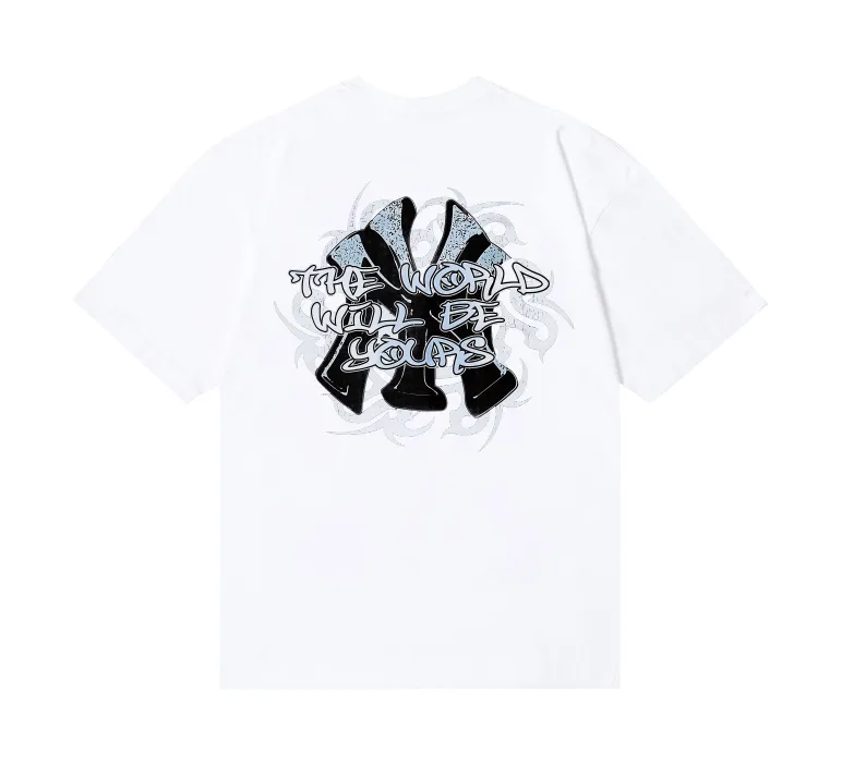 6755# P112 Hellstar American fashion high street pure cotton loose short-sleeved T-shirt Color: Black White Size: S M L XL