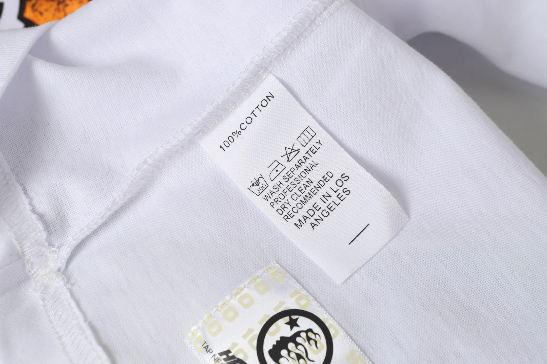 P108 Real-stock Hellstar Cross-border European and American style, street fashion brand pure cotton T-shirt Fabric (fabric): 32 counts of 240g heavy combed double yarn pure cotton Size (size): S-M- L- X L Color (colour): White 👉 👉