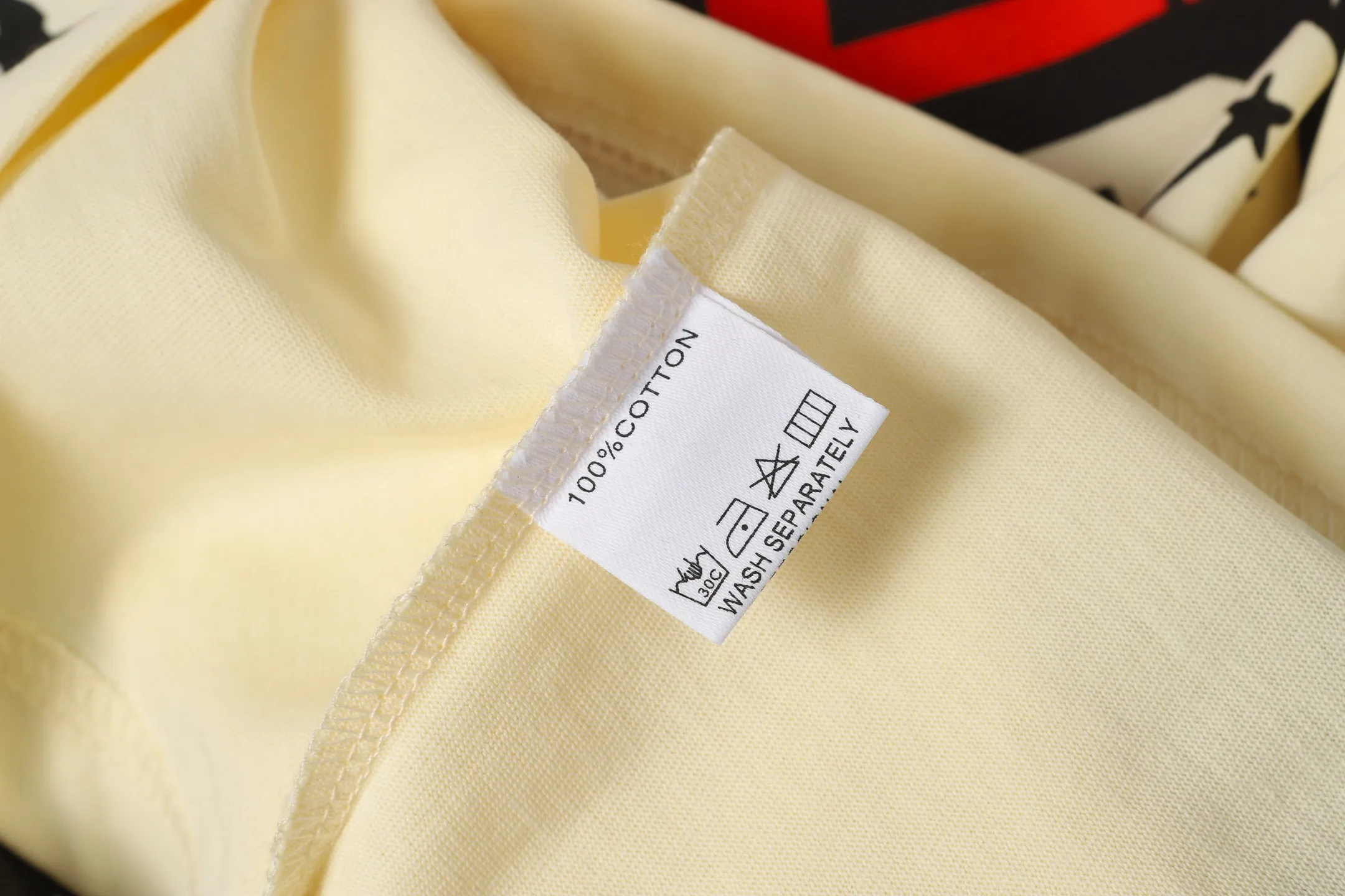 P108 Real-stock Hellstar Cross-border European and American style, street fashion brand pure cotton T-shirt Fabric (fabric): 32 counts of 240g heavy combed double yarn pure cotton Size (size): S-M- L- X L Color (colour): white, apricot
