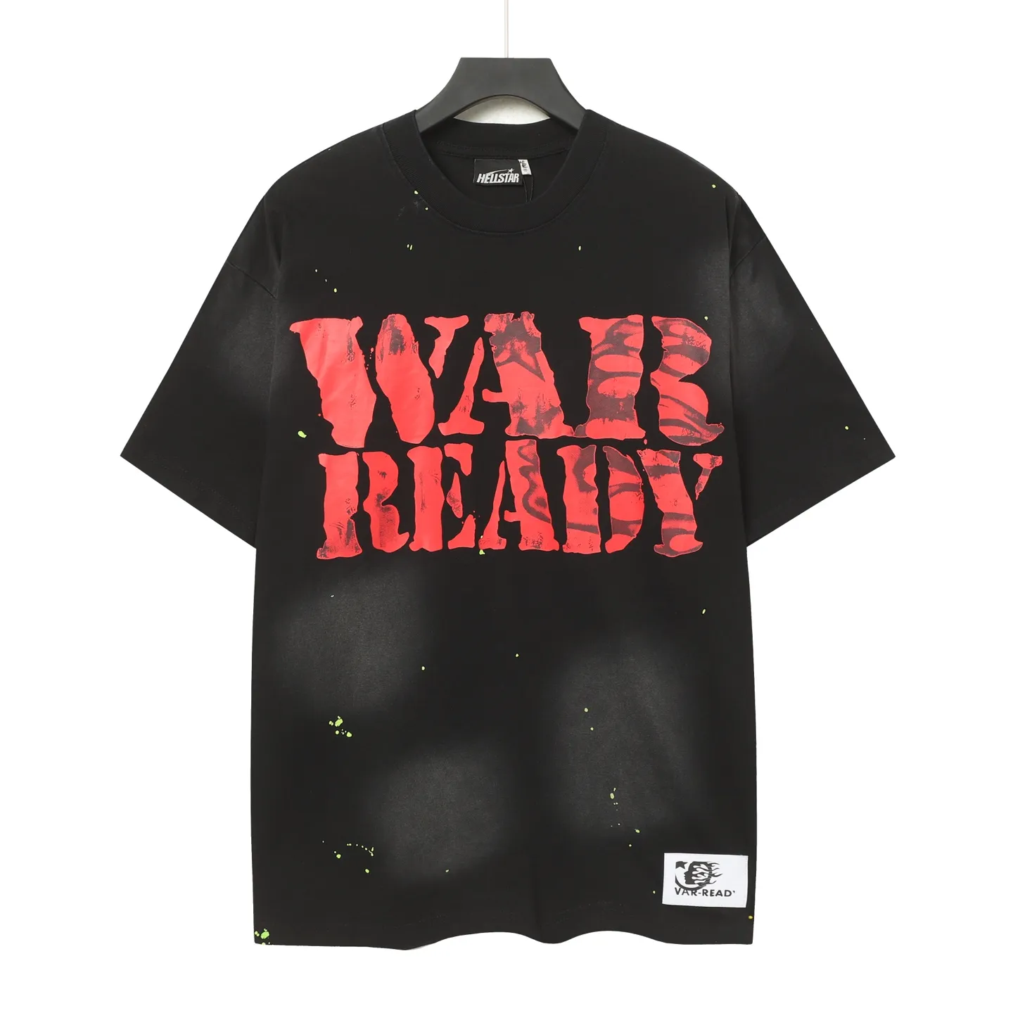 P122 Real stock Hellstar Cross-border European and American style street brand pure cotton T-shirt Fabric (fabric): 32 counts of 250g washed combed double yarn pure cotton Size (size): S-M- L-