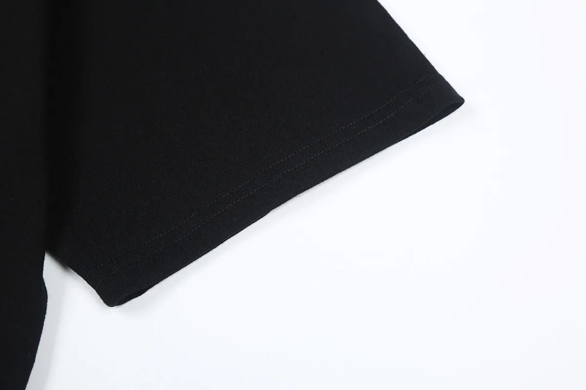6670# P116 Hellstar American fashion high street pure cotton loose short-sleeved T-shirt Color: Black Size: S M L XL