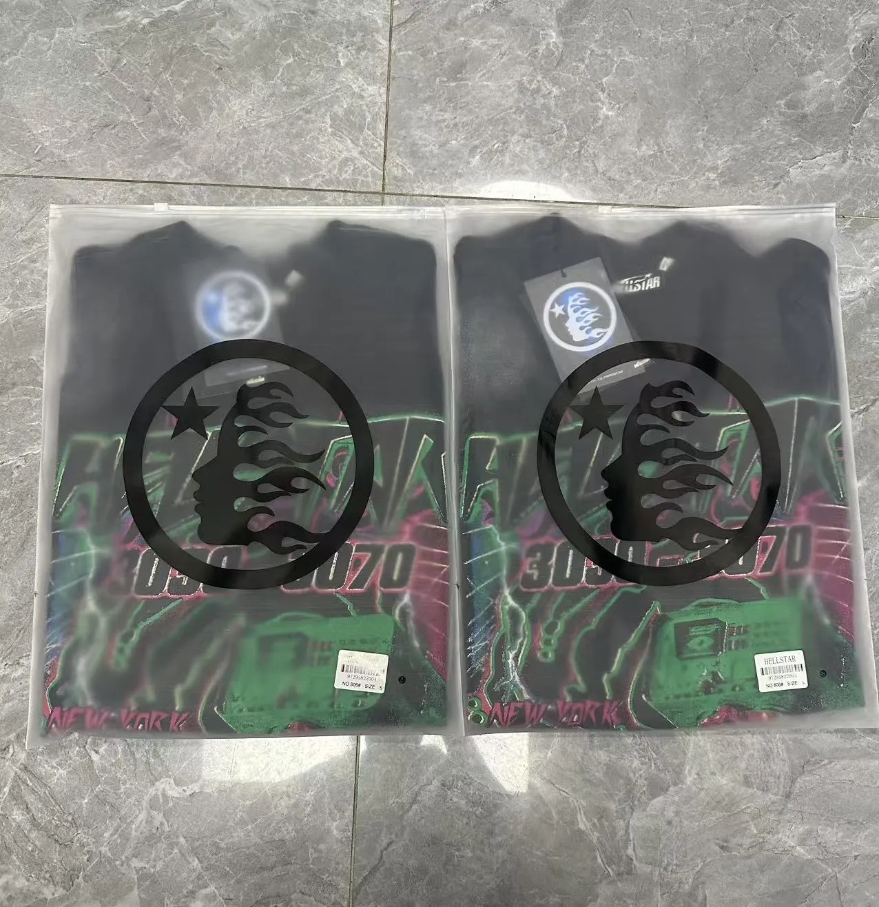 P124 Hellstar Hellstar Cross-border European and American style street fashion brand pure cotton T-shirt Fabric (fabric): 32 counts 250g washed combed double yarn pure cotton Size (size): S-M- L- X L Color (colour): Washed black (spray Ma Liu)