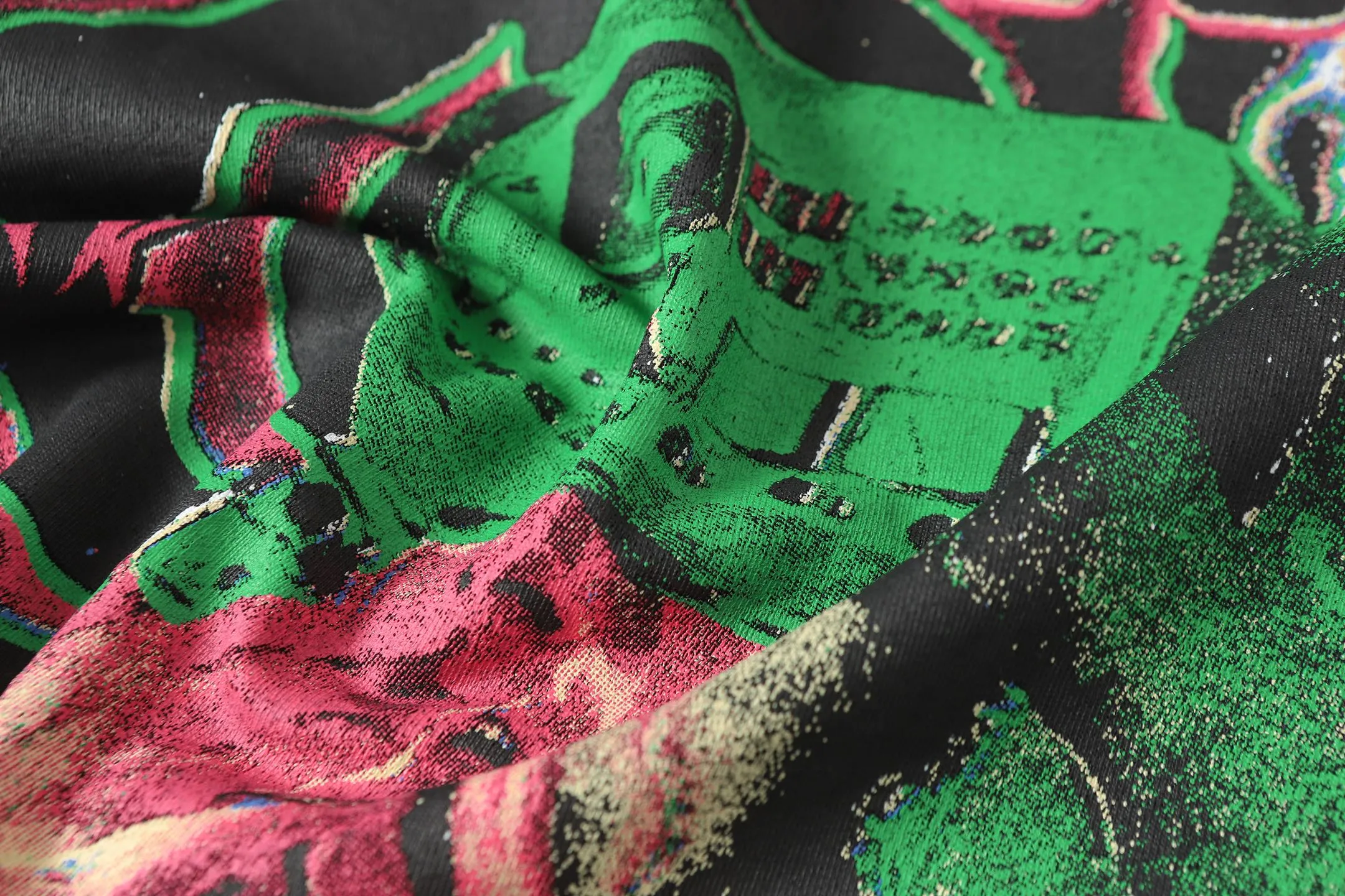 P124 Hellstar Hellstar Cross-border European and American style street fashion brand pure cotton T-shirt Fabric (fabric): 32 counts 250g washed combed double yarn pure cotton Size (size): S-M- L- X L Color (colour): Washed black (spray Ma Liu)