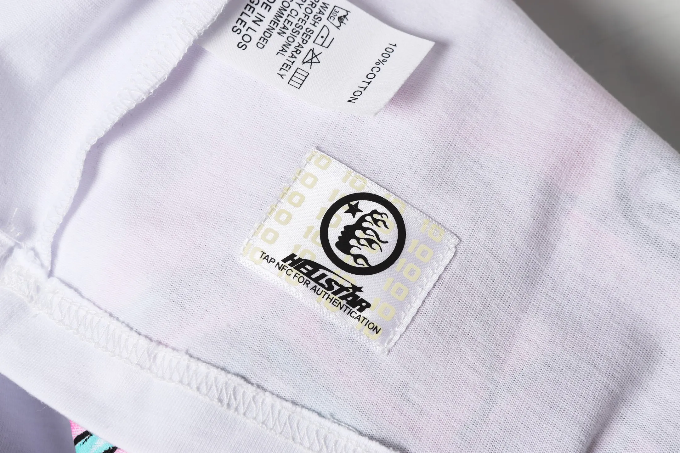 P108 Real-stock Hellstar Cross-border European and American style, street fashion brand pure cotton T-shirt Fabric (fabric): 32 pieces of 240g heavy combed double yarn pure cotton Size (size): S-M- L- X L Color (colour): White: Black 👉 👉