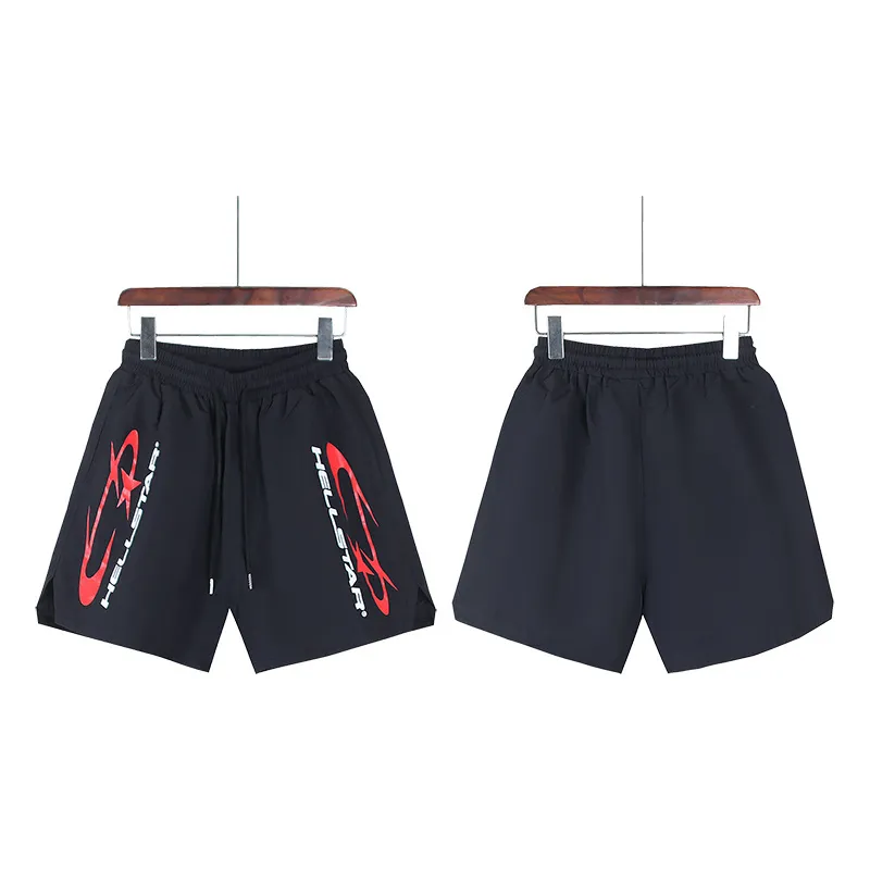 P134 Real shot Hellstar Hellstar casual sports beach shorts Color: Black Size: S M L XL